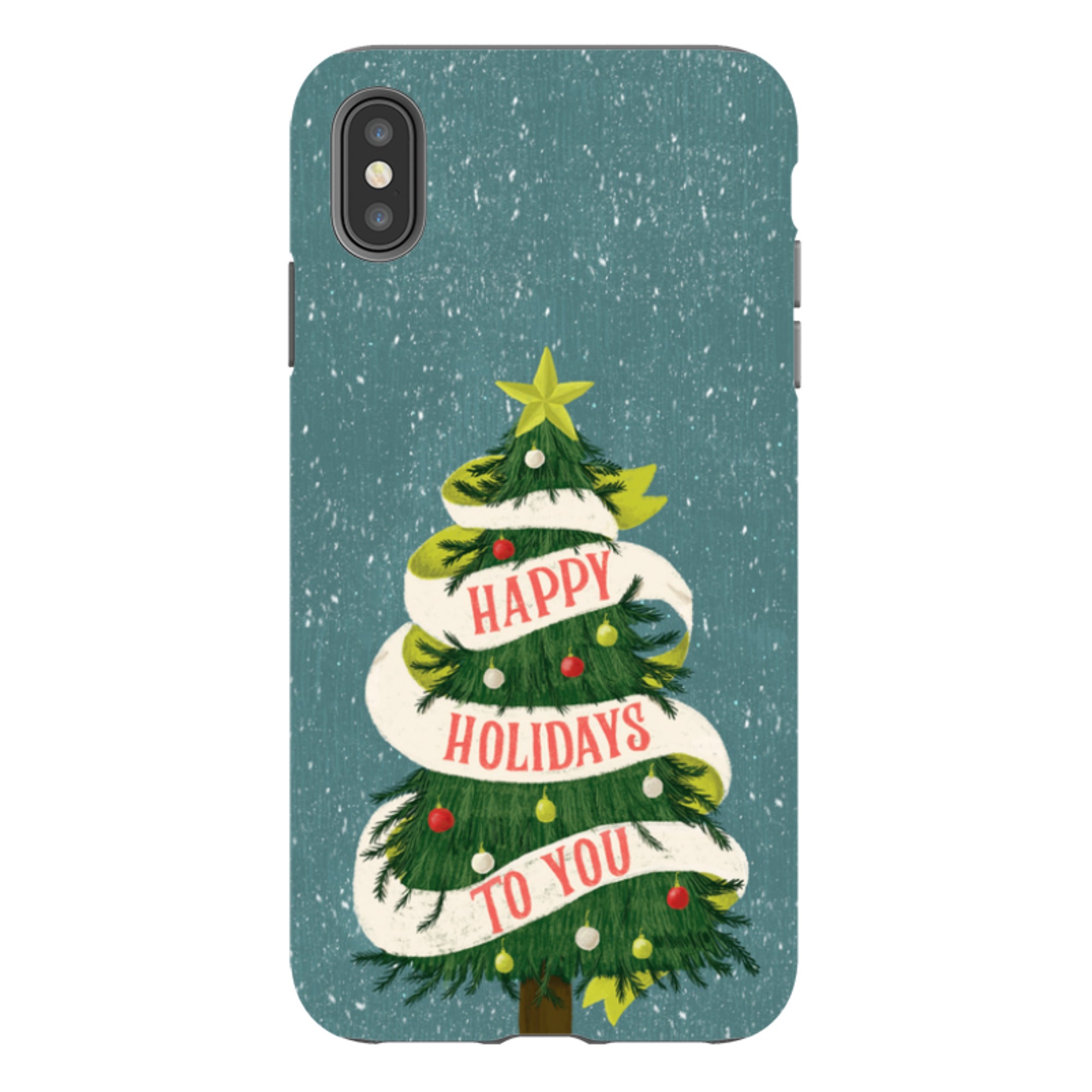 iPhone Tough Case - Happy Holidays By Abby Jacobs