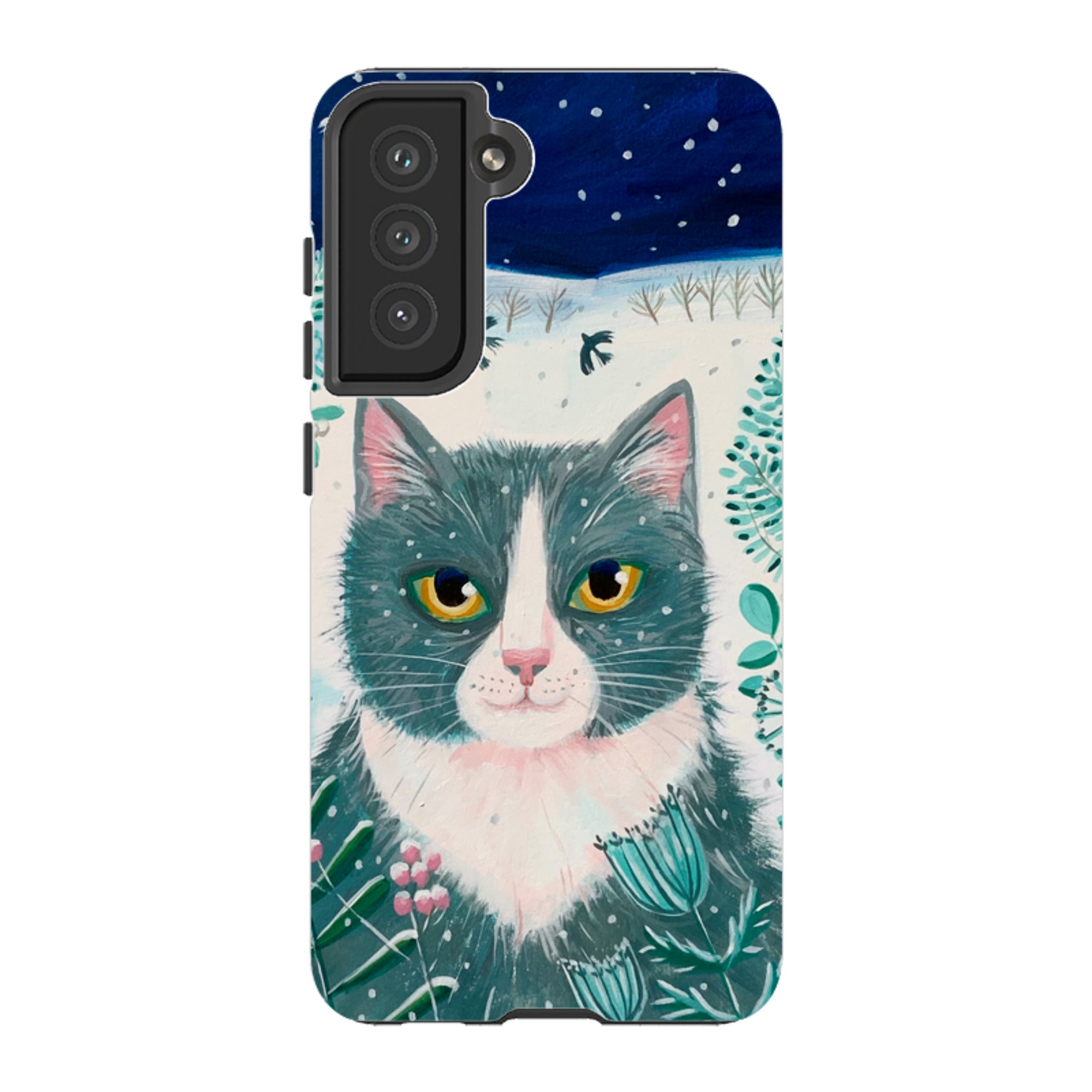 Samsung Tough Case - Xmas Cat By Mary Stubberfield