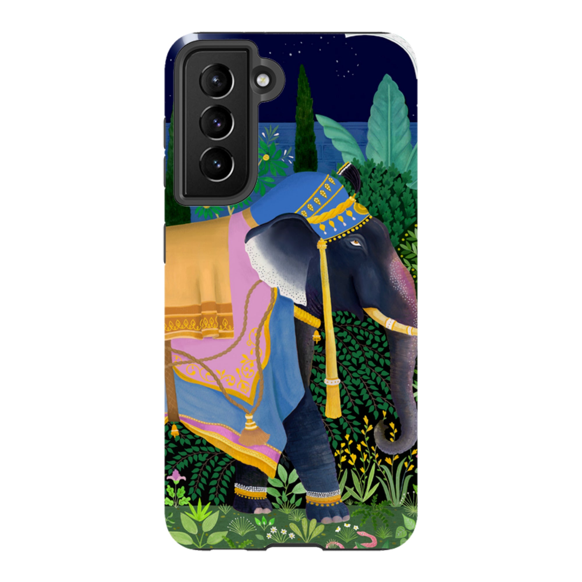 Samsung Tough Case - Indian Elephant By Bex Parkin