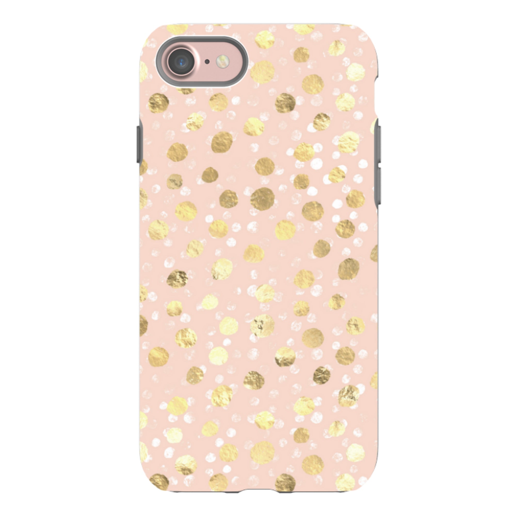 iPhone Tough Case - Marble Dots II (case does not glitter)