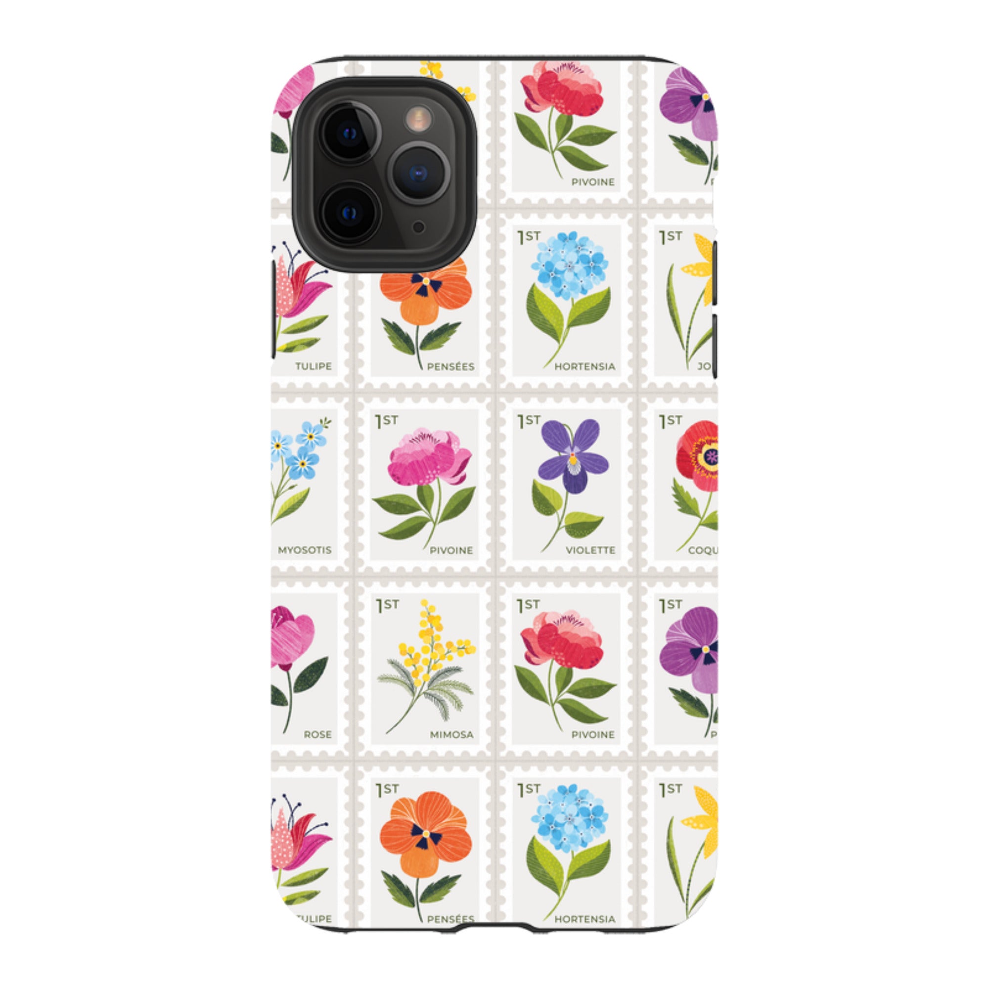 iPhone Tough Case - Floral Postage Stamps By Ali Brookes