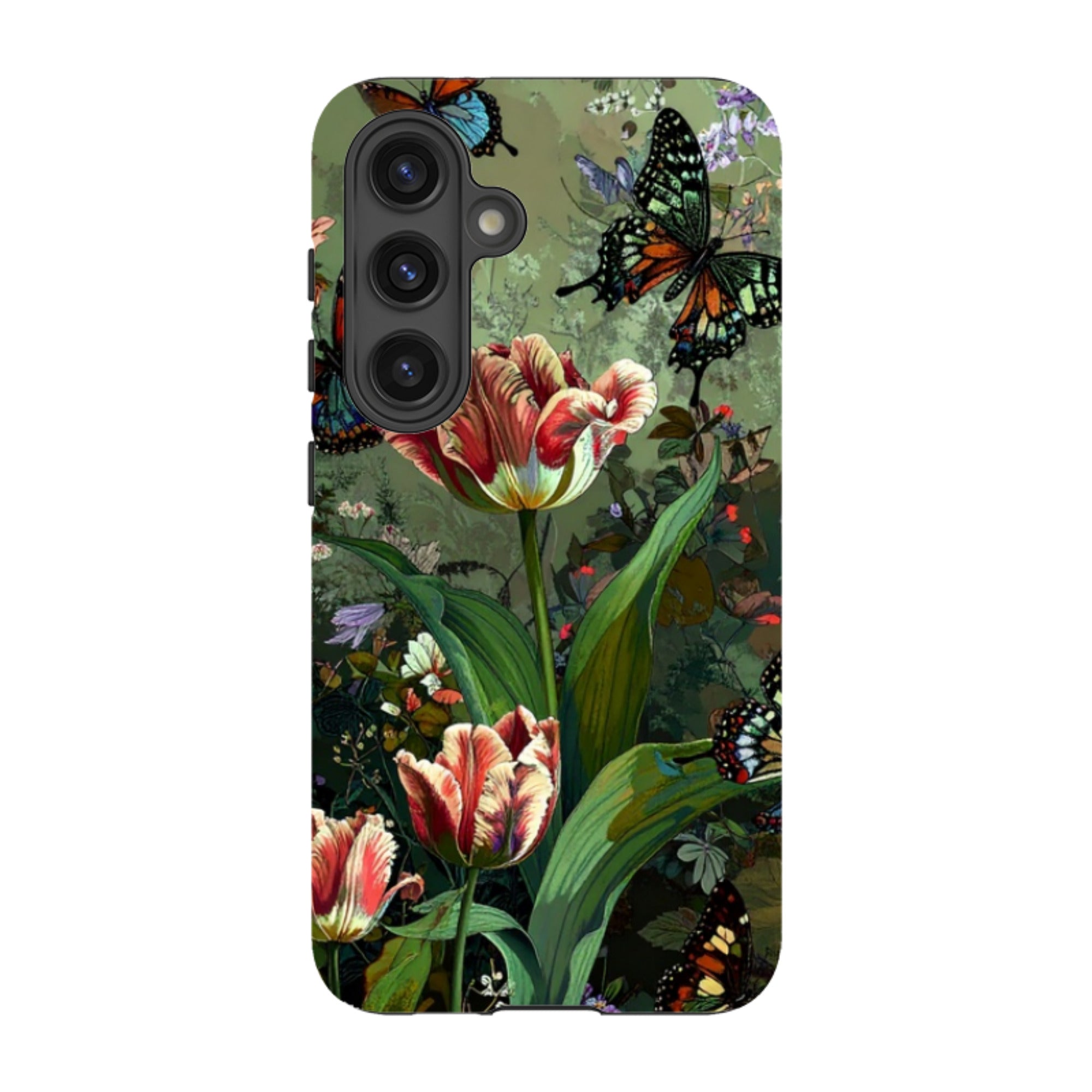 Samsung Tough Case - Green Vyne Butterflies