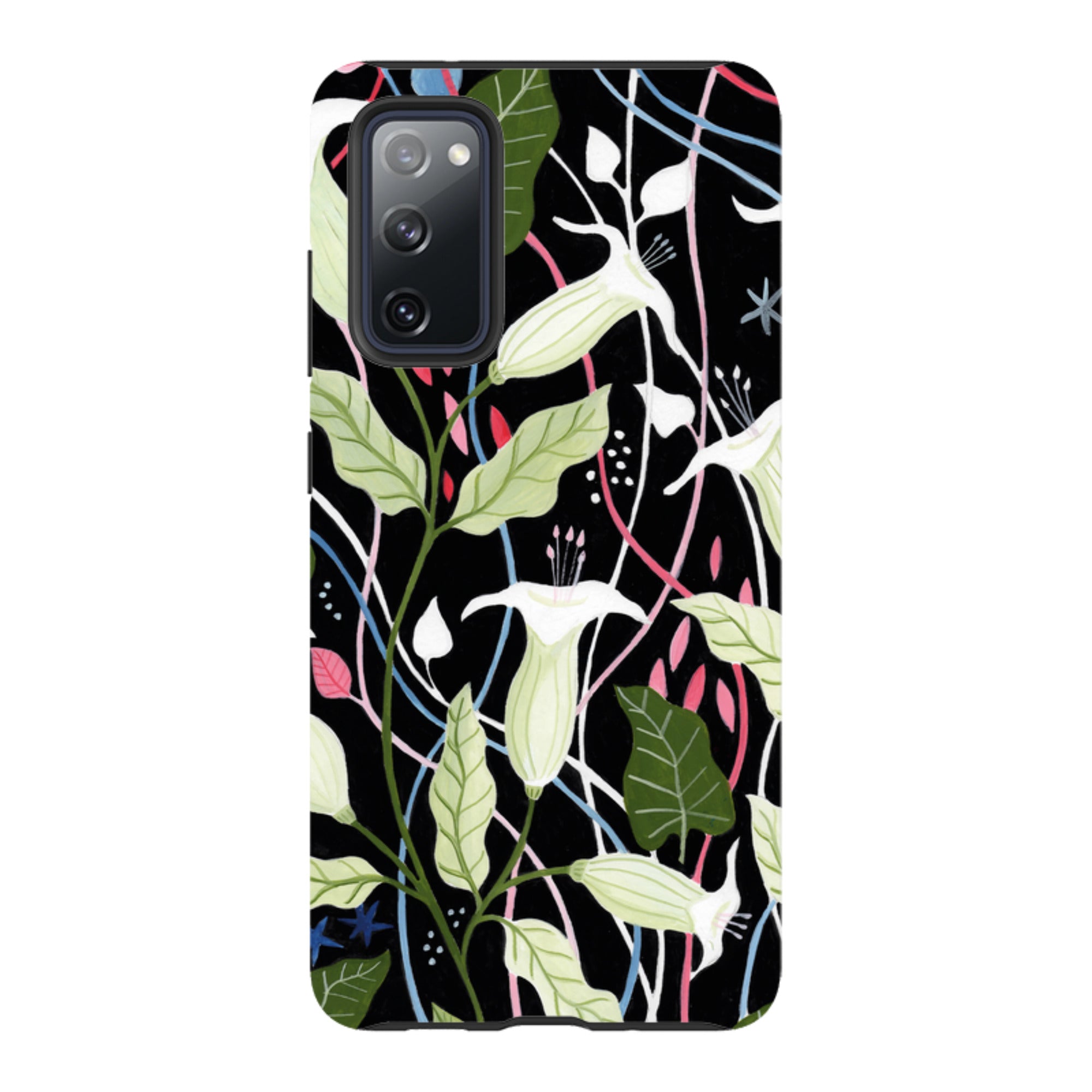 Samsung Tough Case - Trumpet Flowers By Bex Parkin