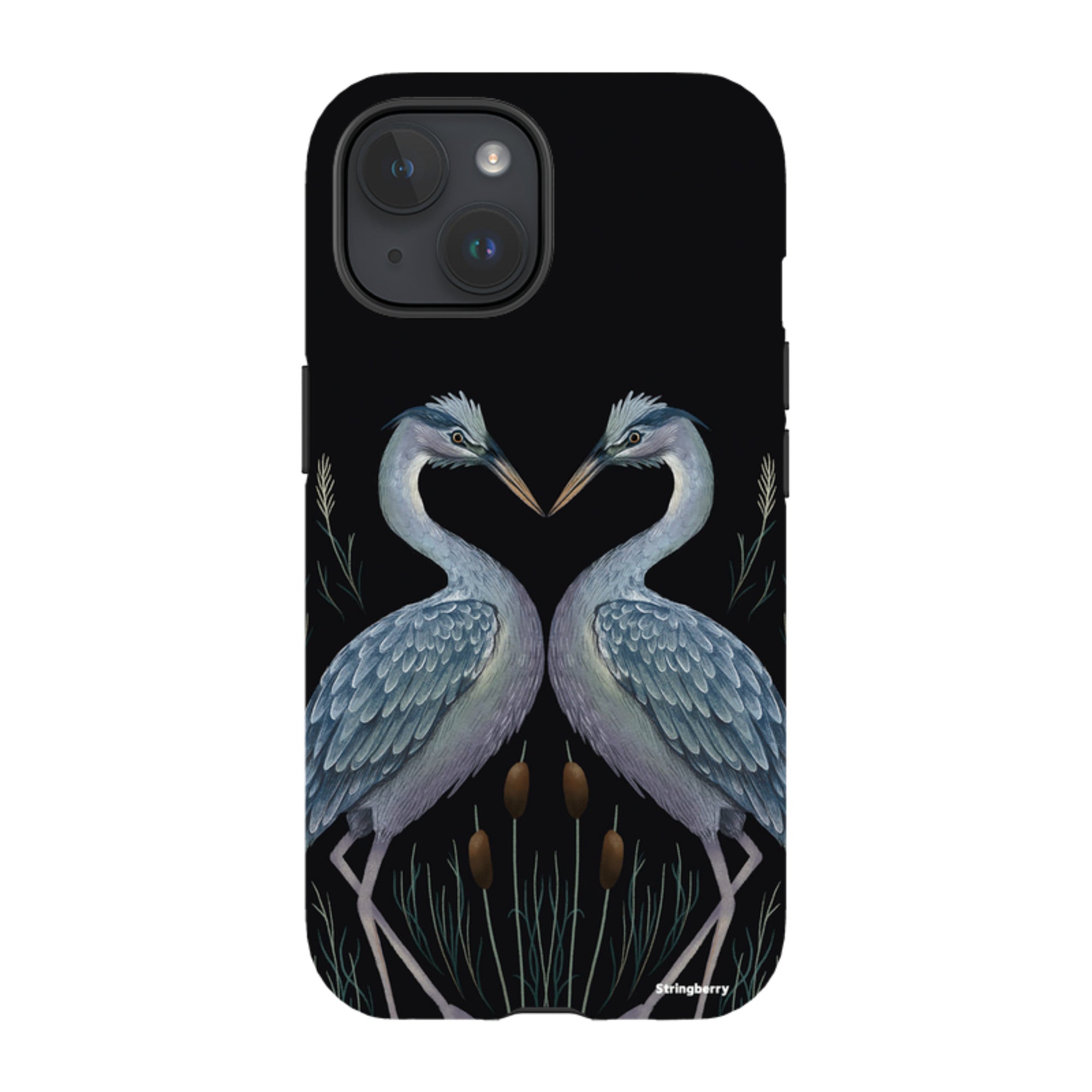 iPhone Tough Case - Heron Pair By Anna Stead