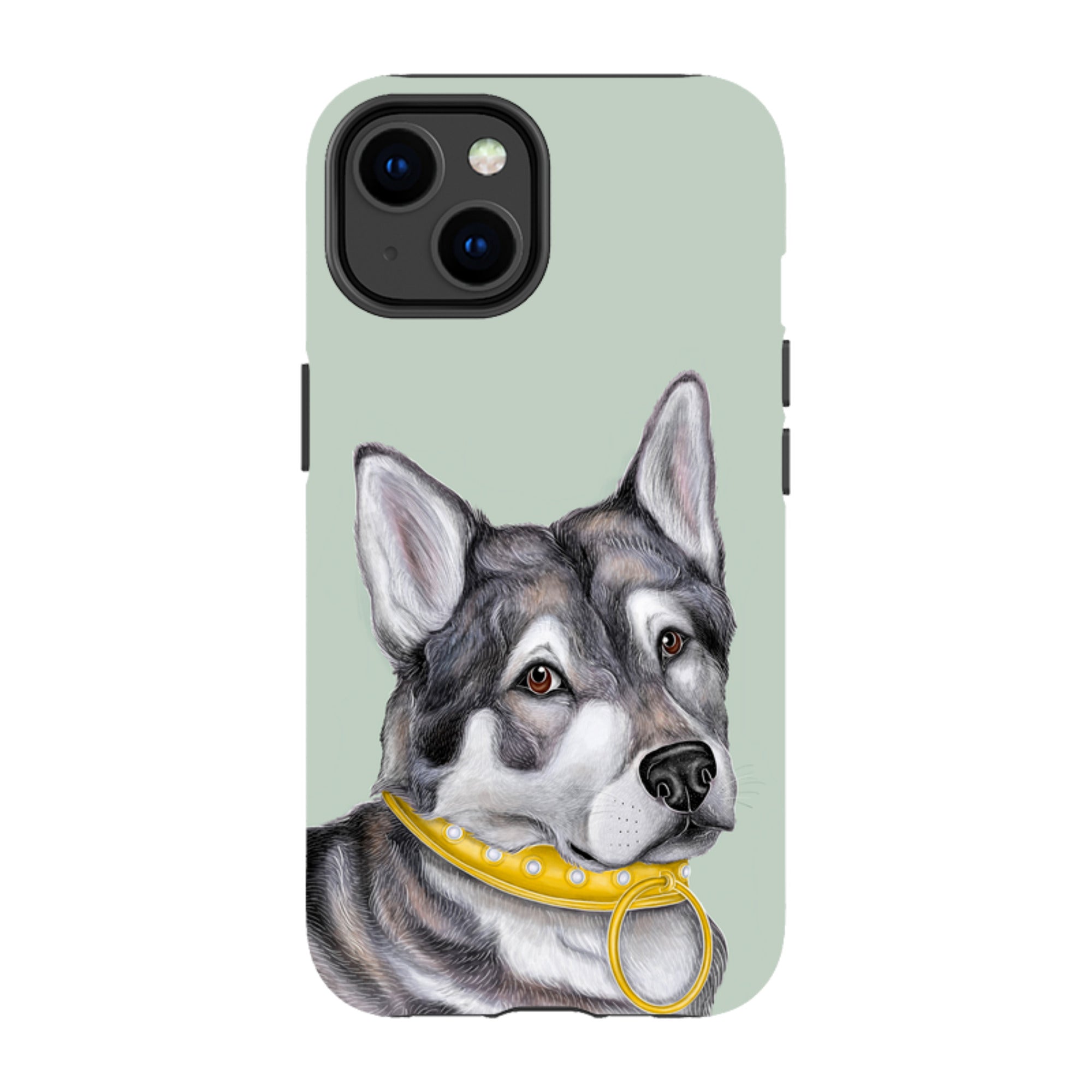 iPhone MagSafe Tough Case - Huskey By Catherine Rowe