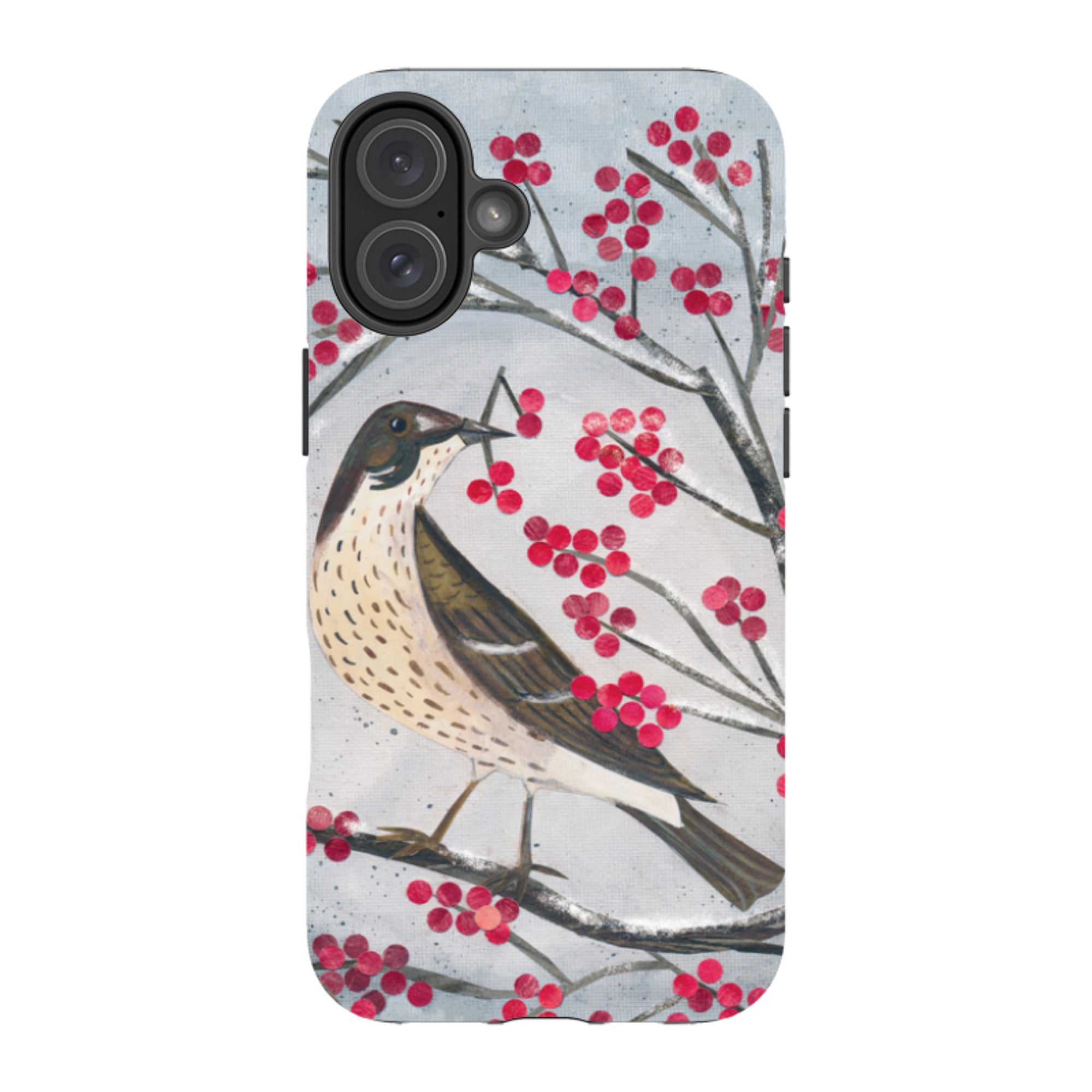 iPhone Tough Case - Mistle Thrush By Tracey English