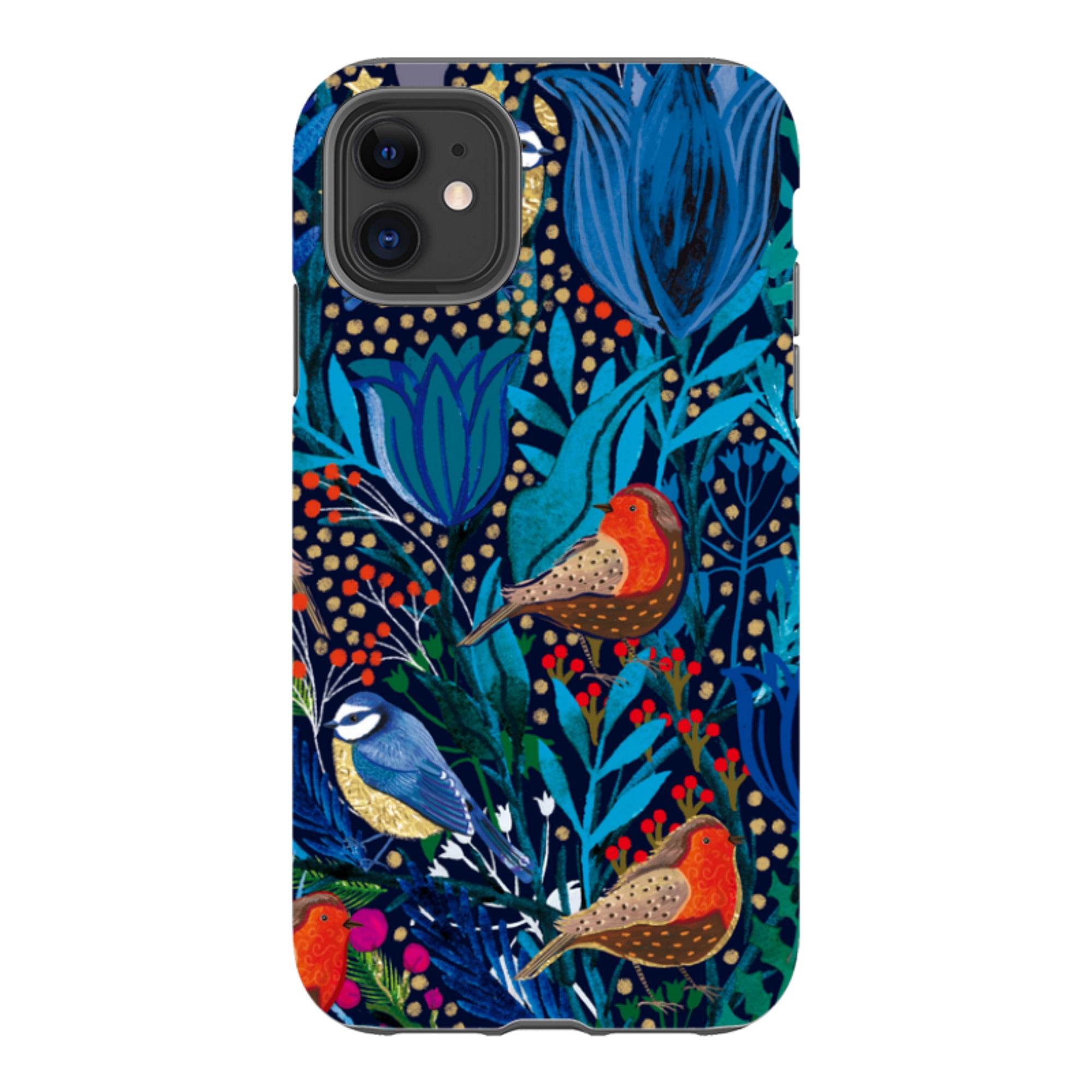 iPhone Tough Case - Xmas Robin IV By Emma Frances Grant