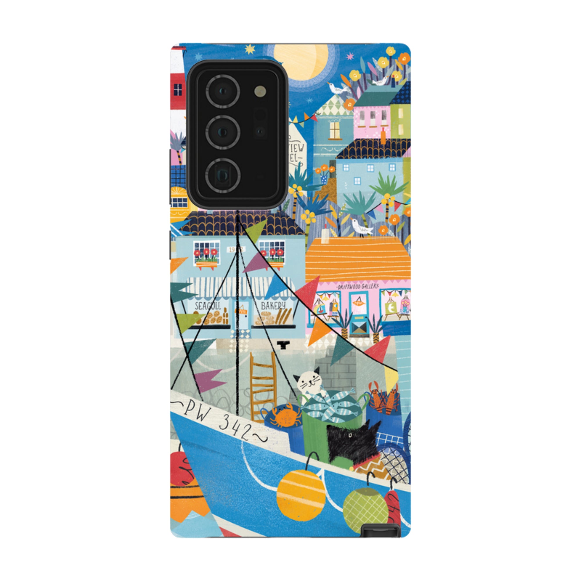 Samsung Tough  Case - Night Harbour 2 By Ali Brookes