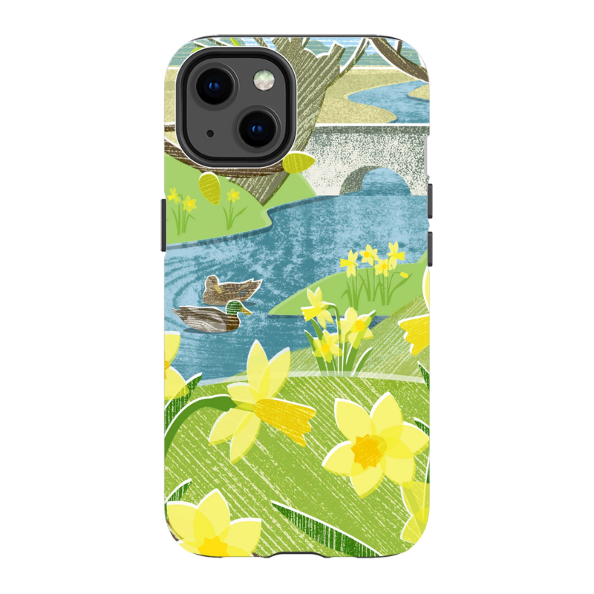 iPhone MagSafe Tough Case -  Daffs and Ducks By Liane Payne