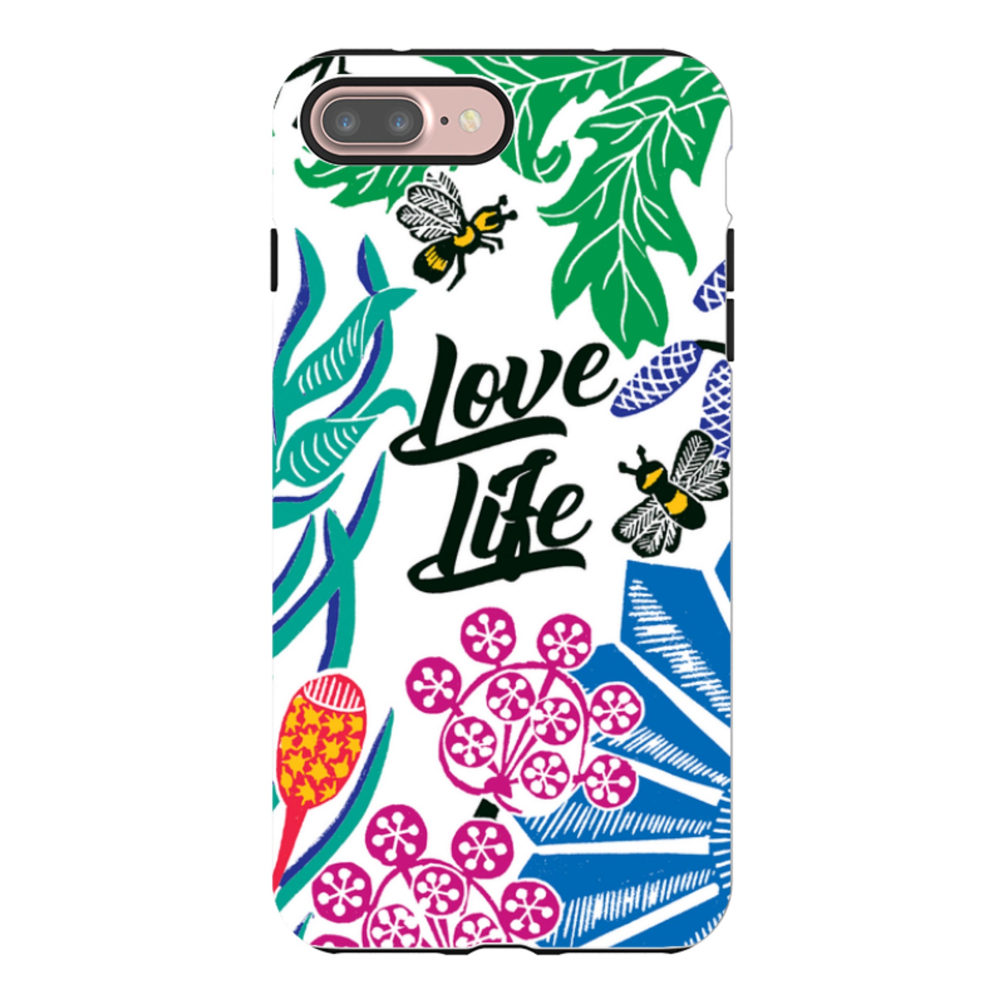 iPhone Tough Case - Love Life By Kate Heiss