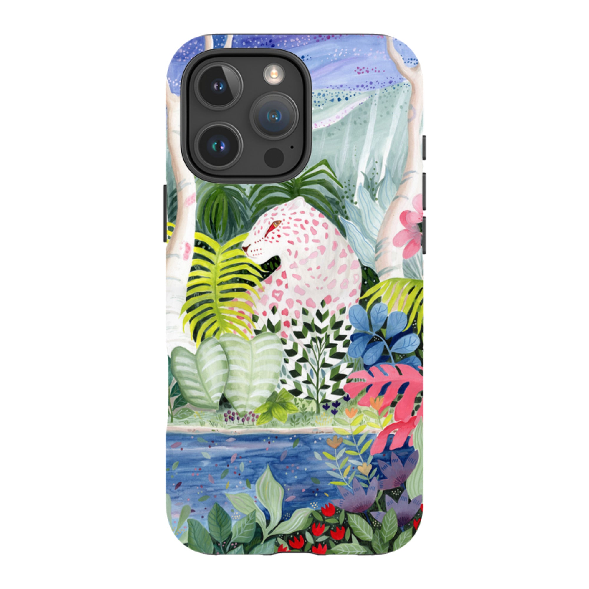 iPhone Tough Case - Cosmic Leopard By Bex Parkin