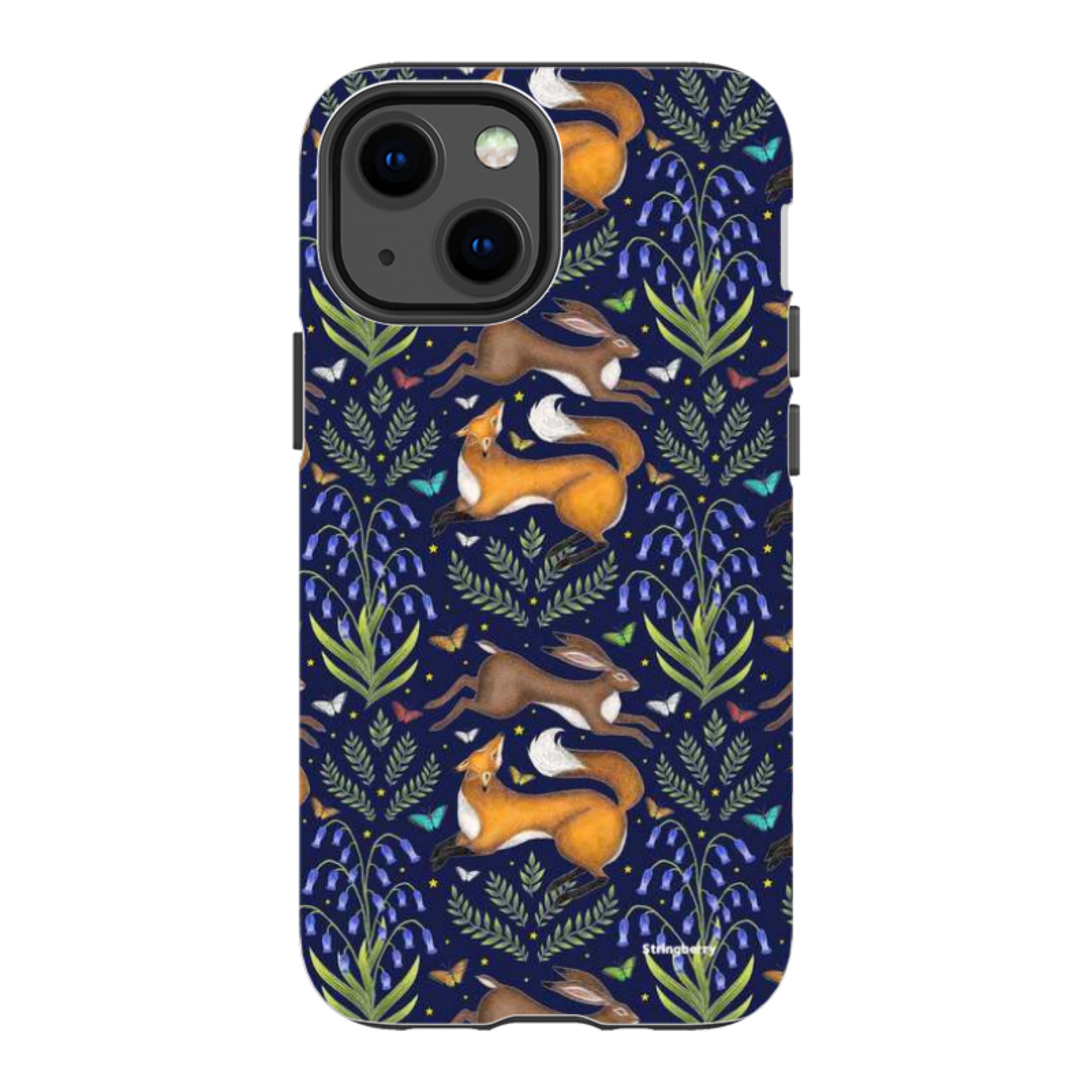 iPhone Tough Case - Fox And Hare By Catherine Rowe