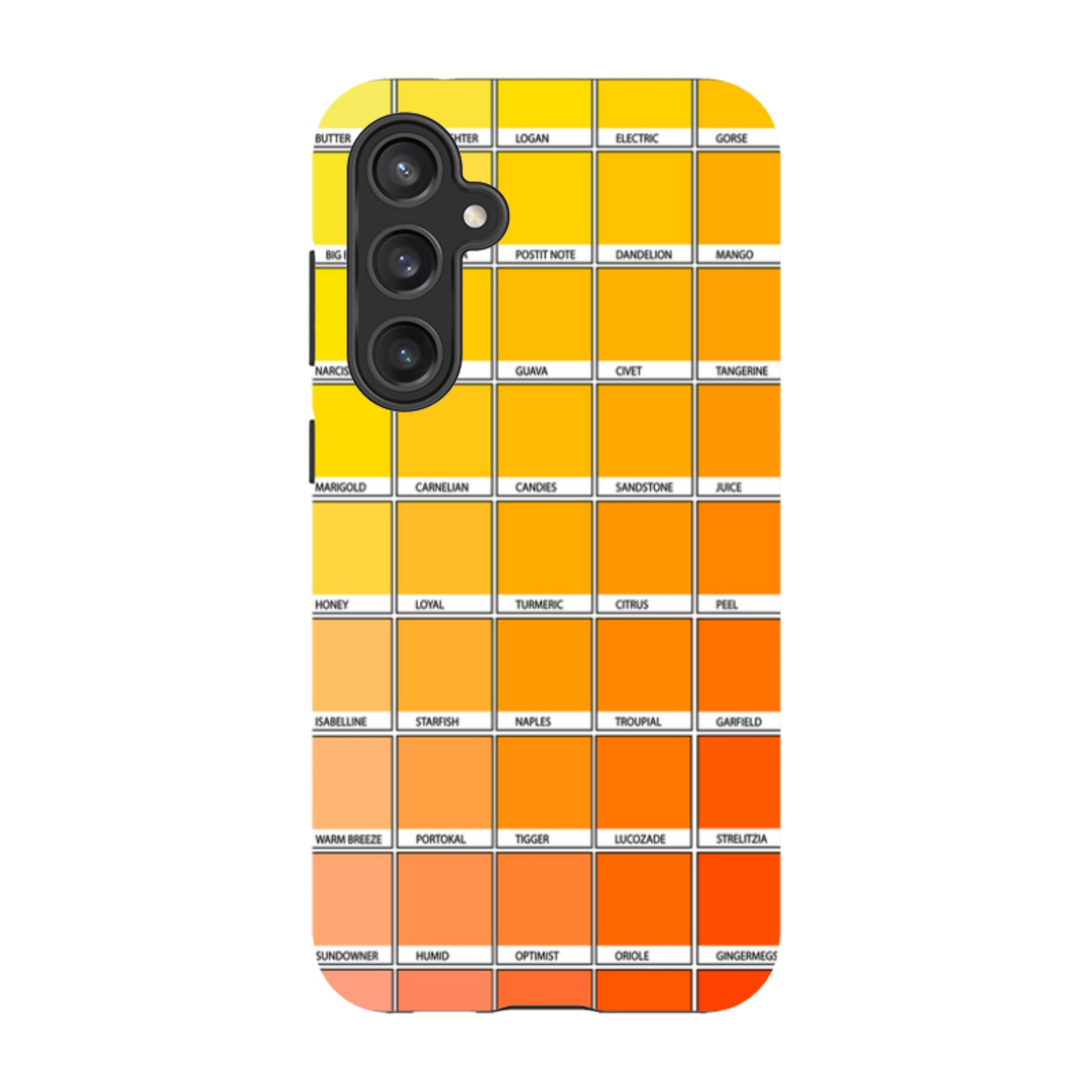 Samsung Tough Case - Yellow Chromology By Kitty Joseph
