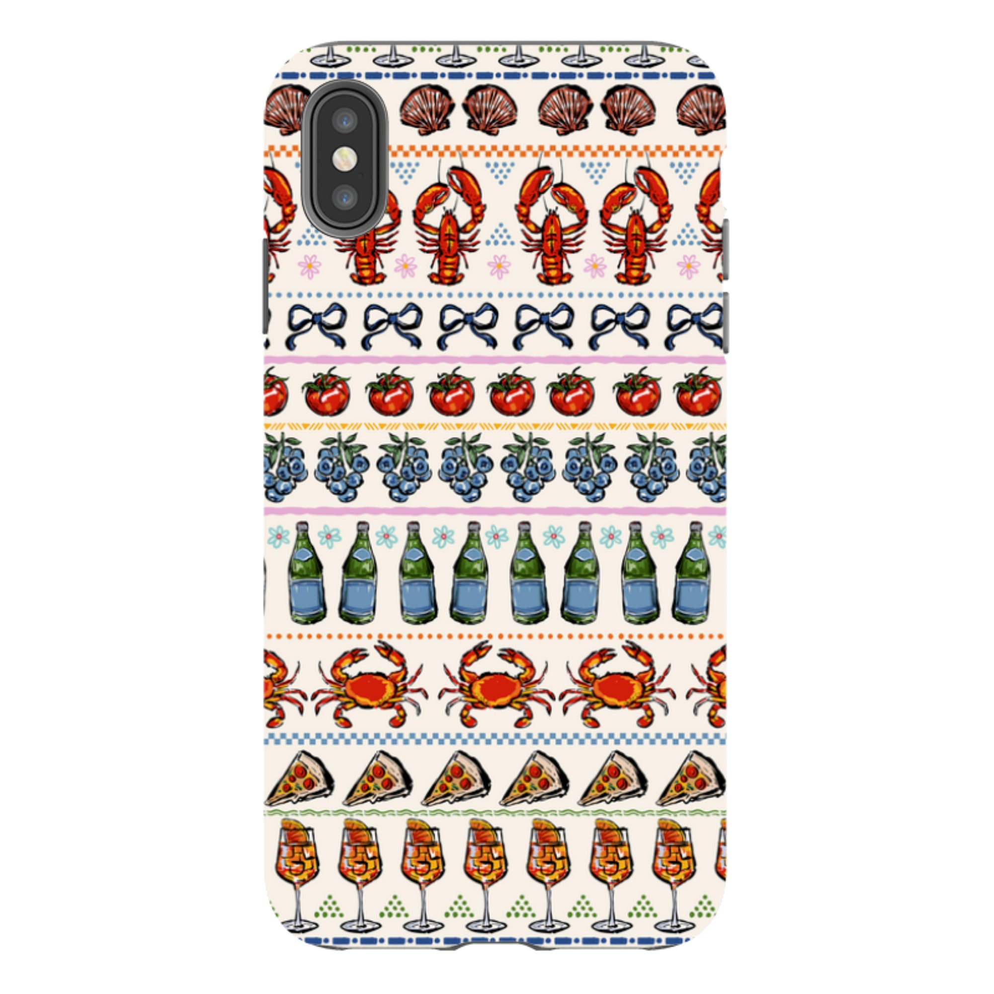 iPhone Case - Crab Pattern