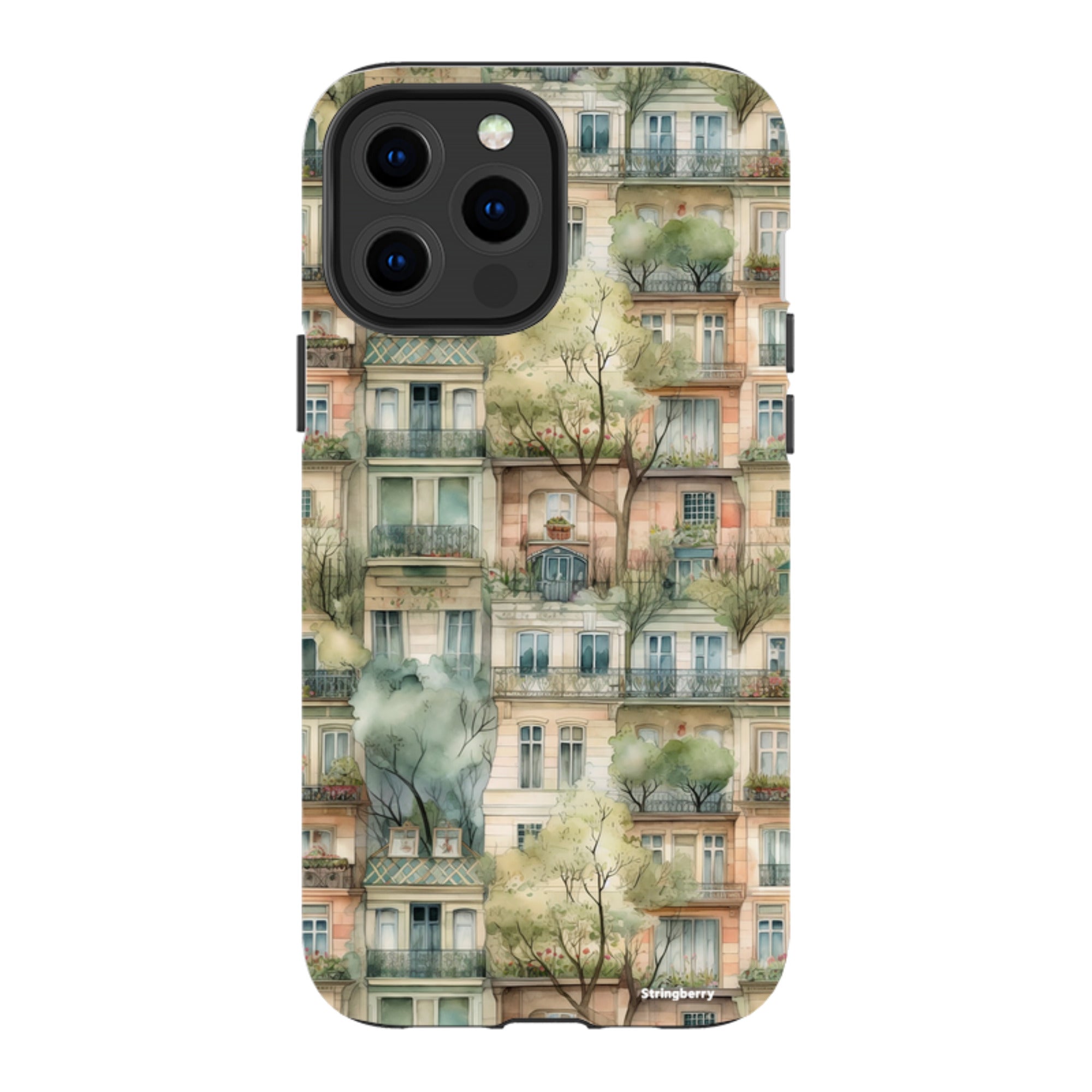 iPhone Tough Case - Montmartre Houses