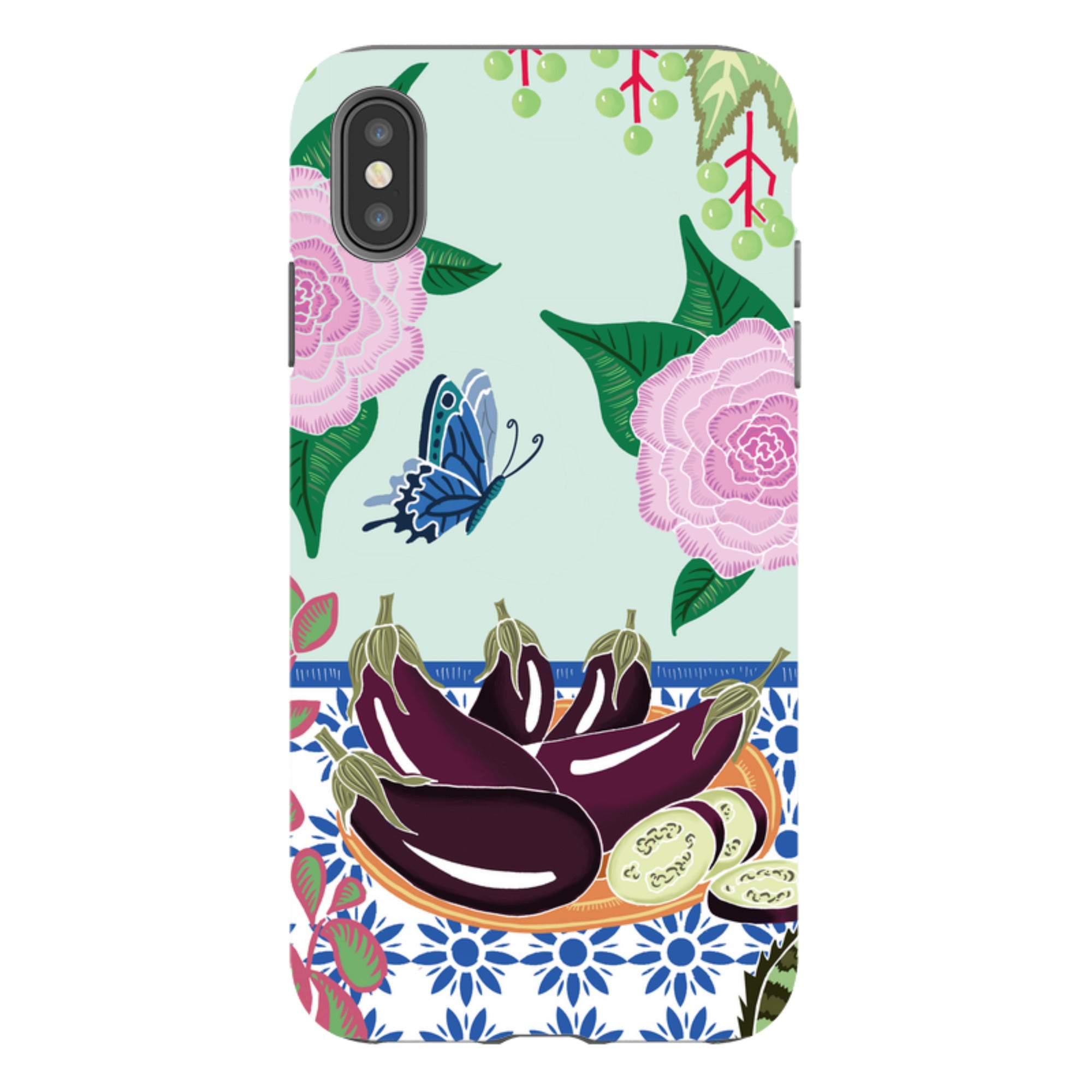 iPhone Tough Case - Aubergines By Kate Heiss