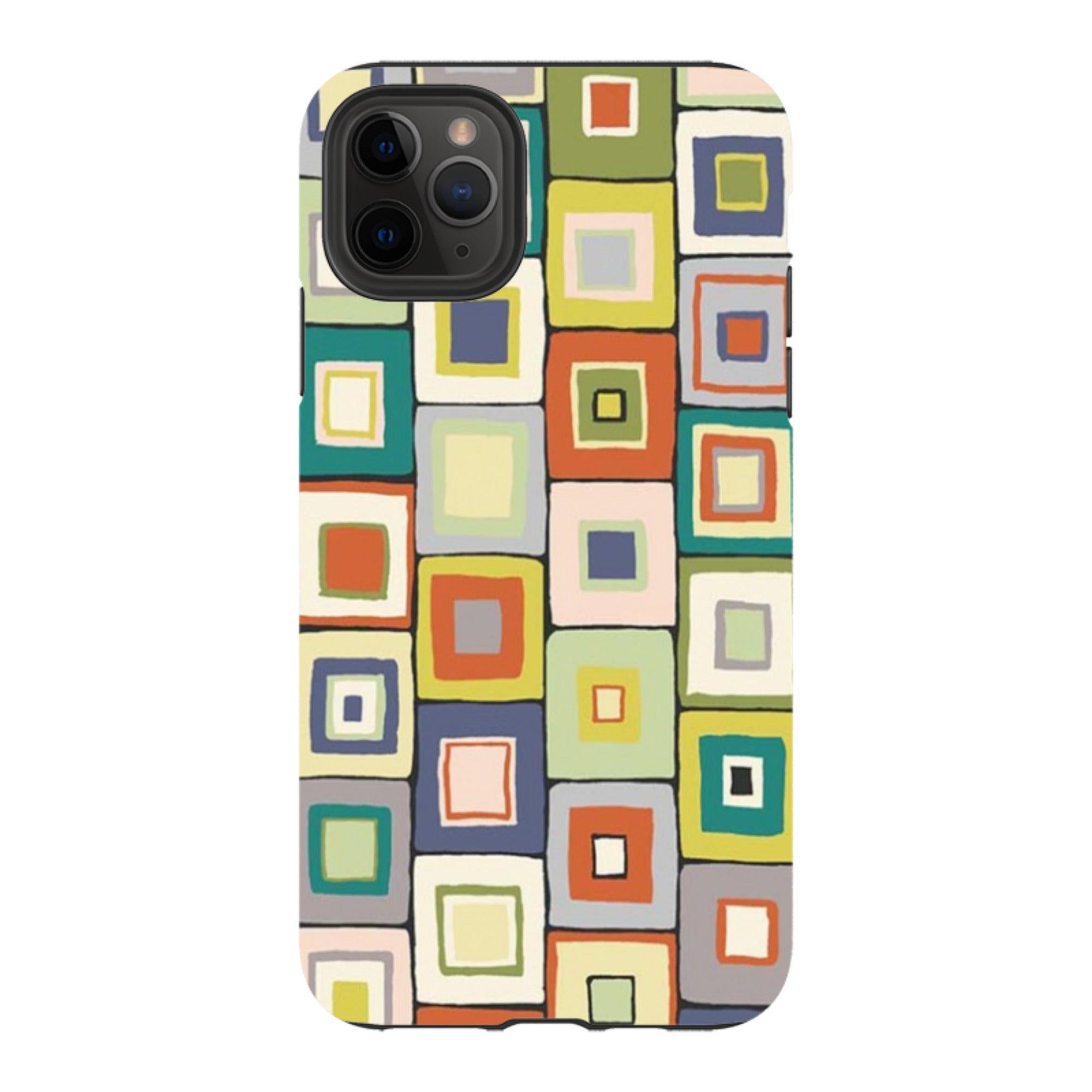 iPhone Tough Case - Atelier Blanket Squares Urbane By Sarah Campbell