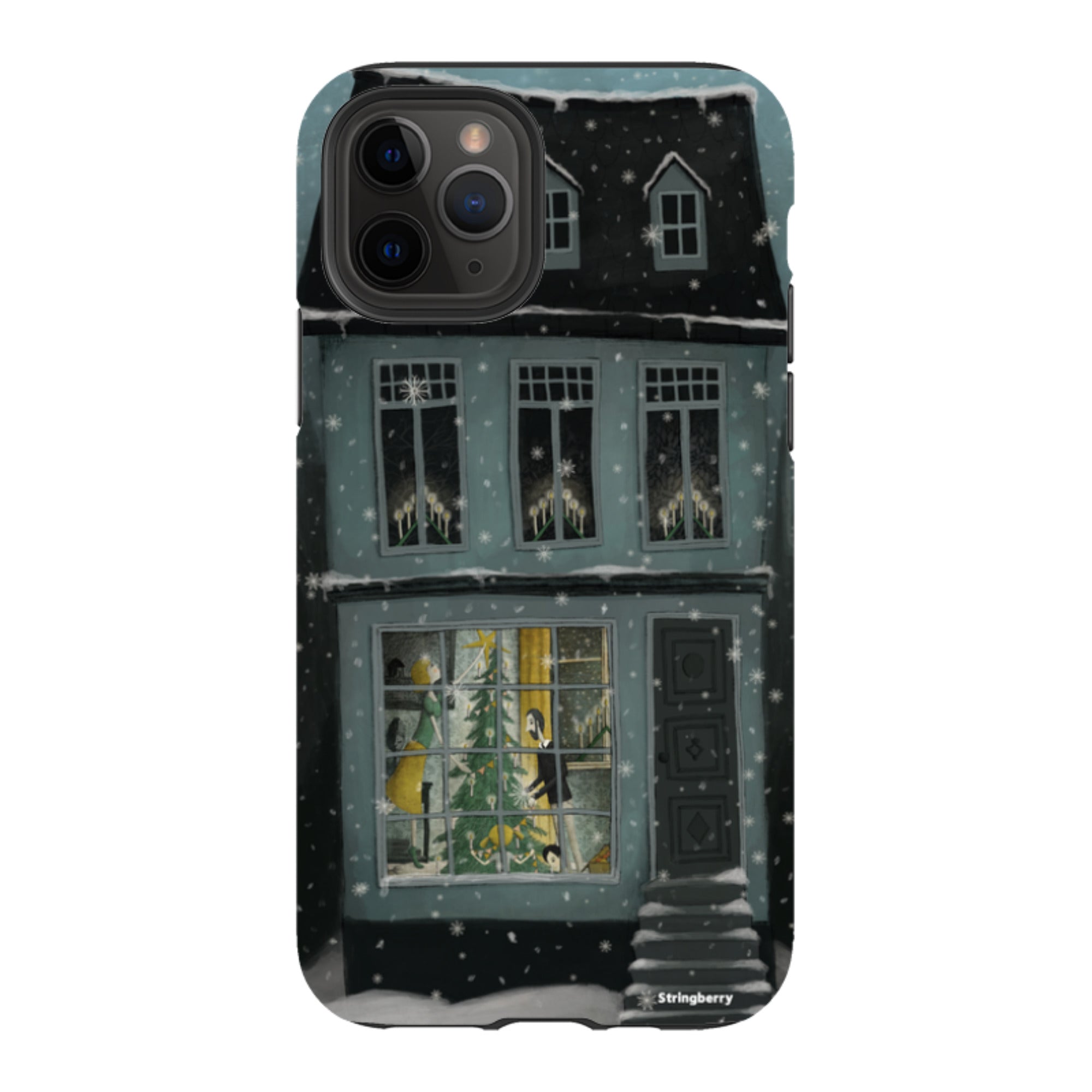 iPhone Tough Case - Christmas House By Maja Lindberg