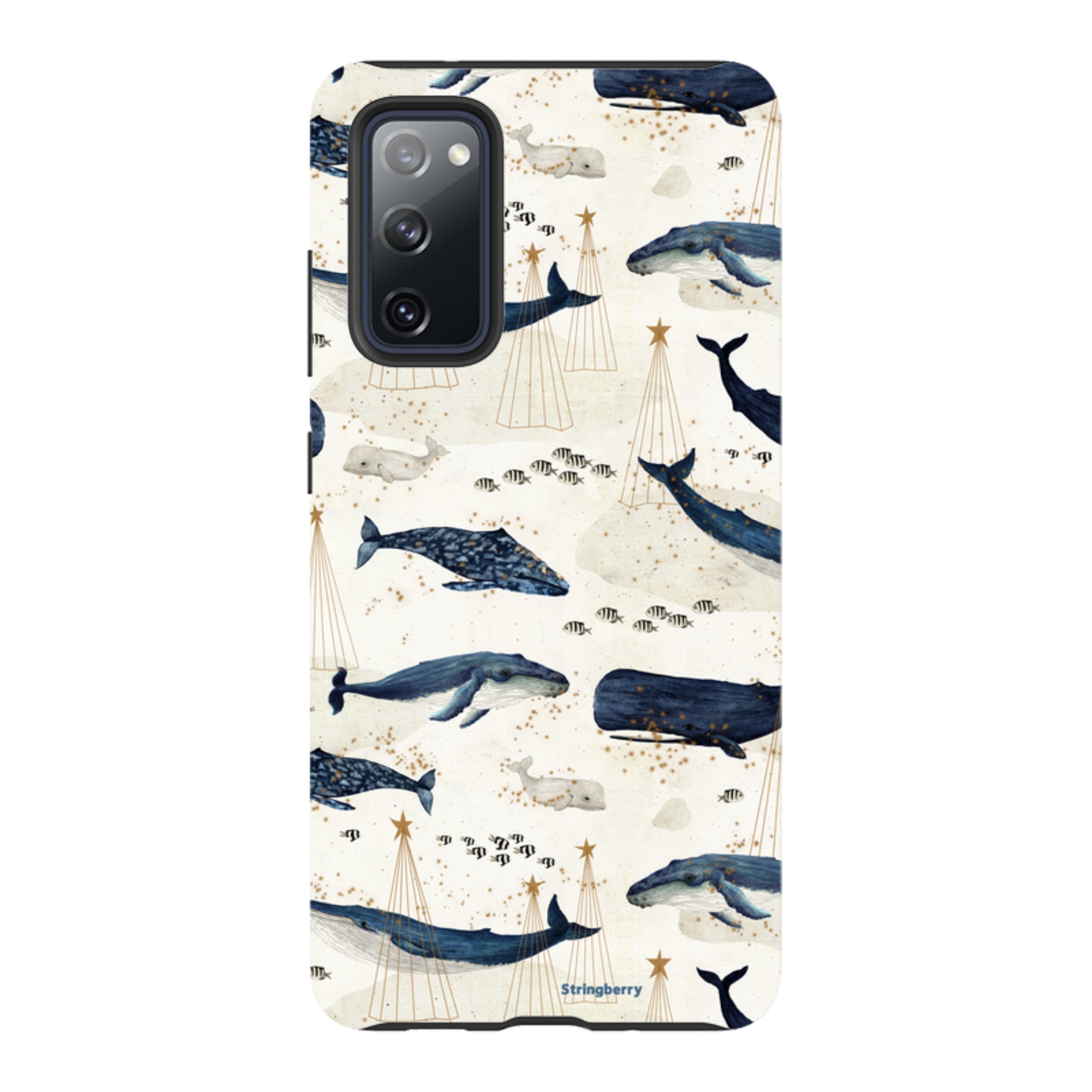Samsung Tough Case - Christmas Whale III By Katherine Quinn
