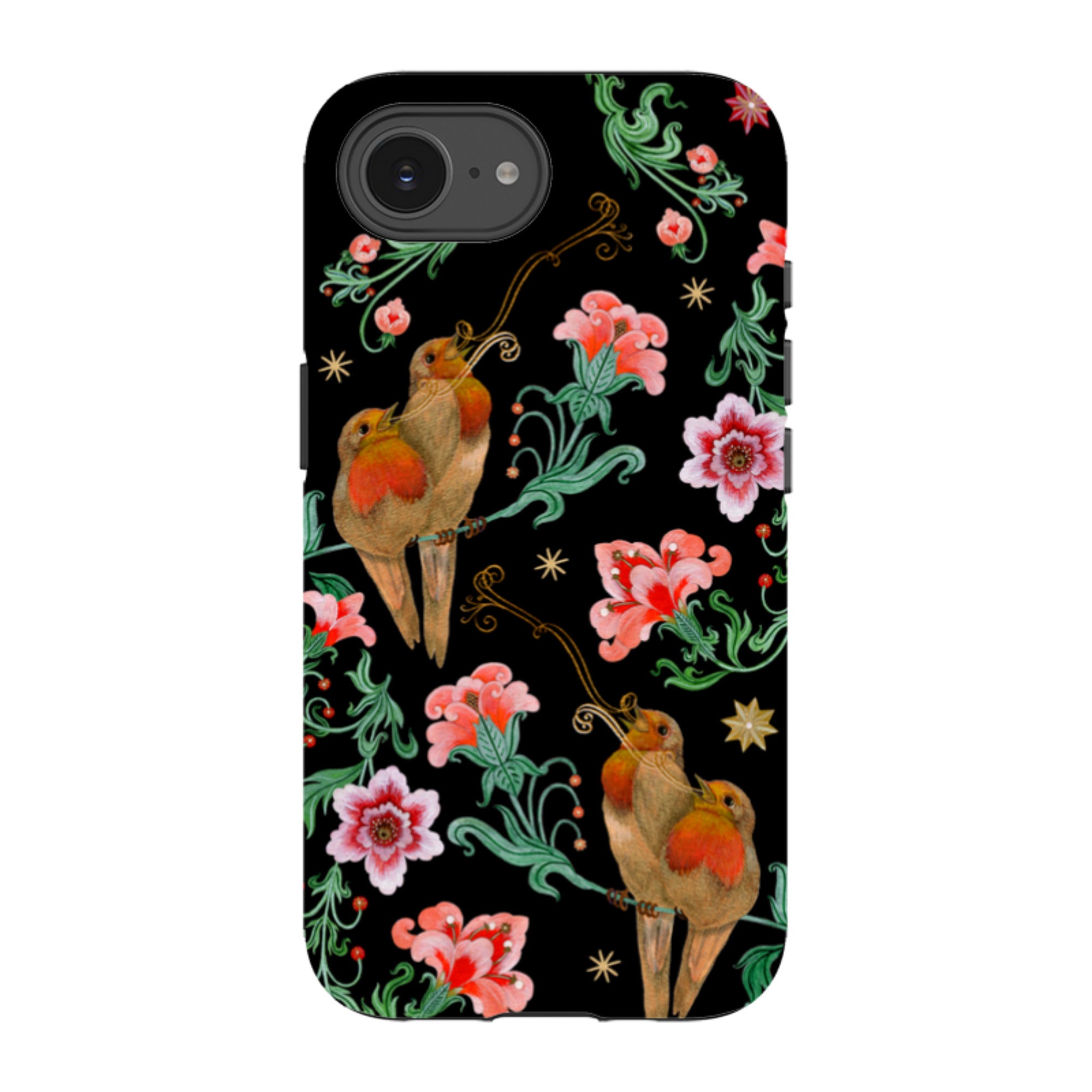 iPhone Tough  Case - Four Calling Birds By Maria Matos