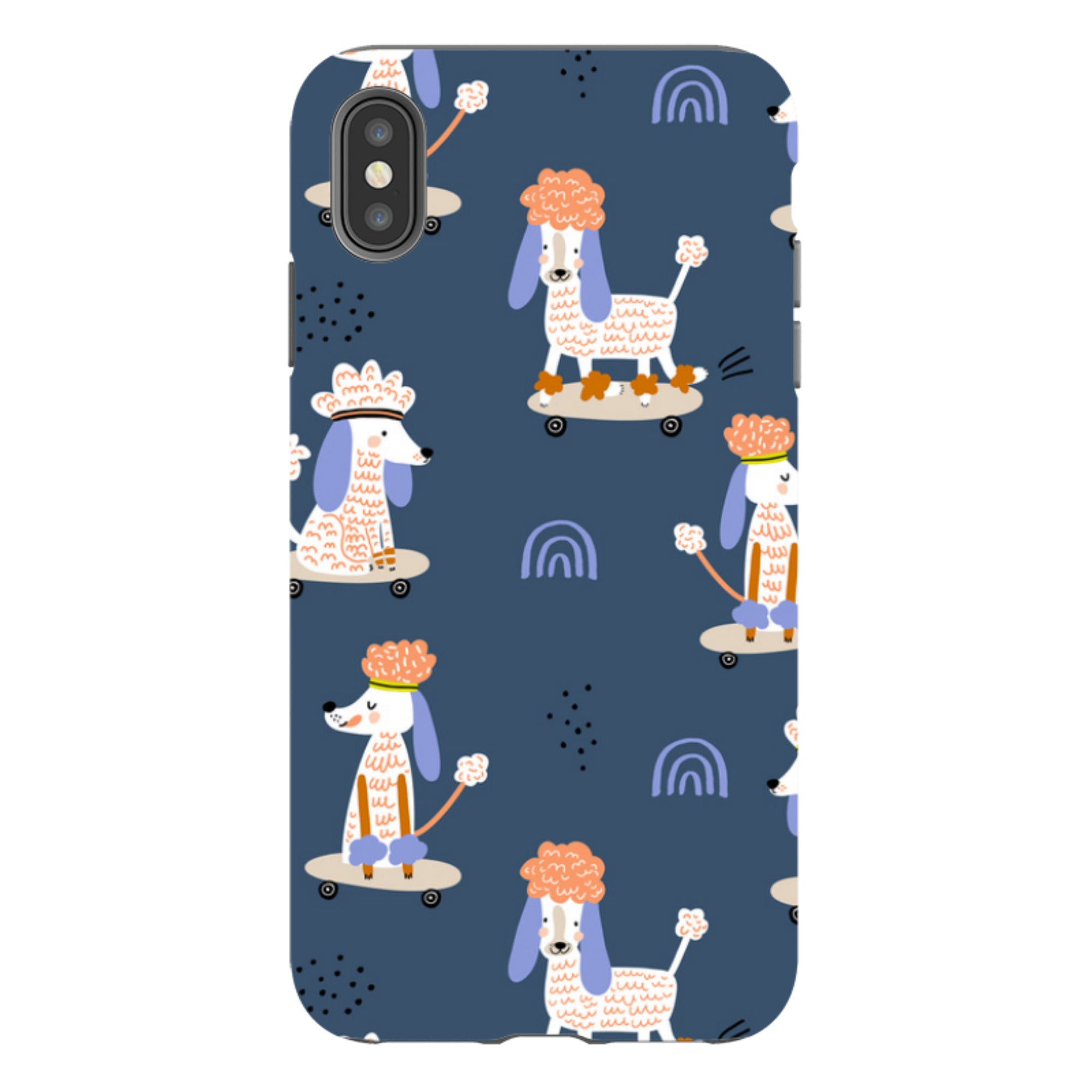iPhone Tough Case - Skater Dogs