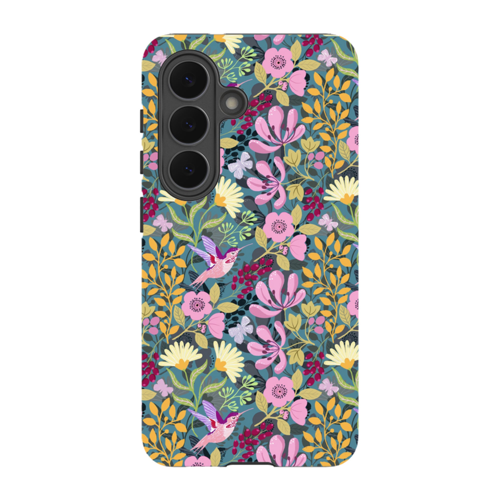 Samsung Tough Case - Hummingbird Pattern By Bex Parkin