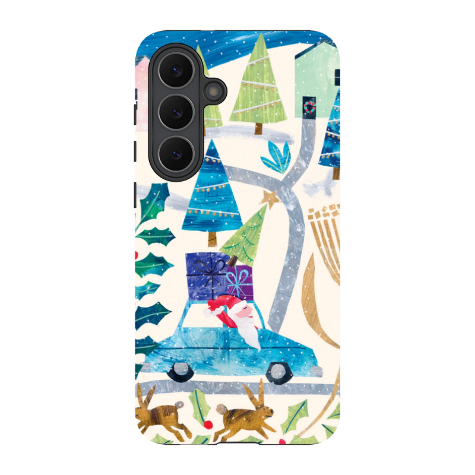Samsung Tough Case - Santa Driving Home By Tracey English