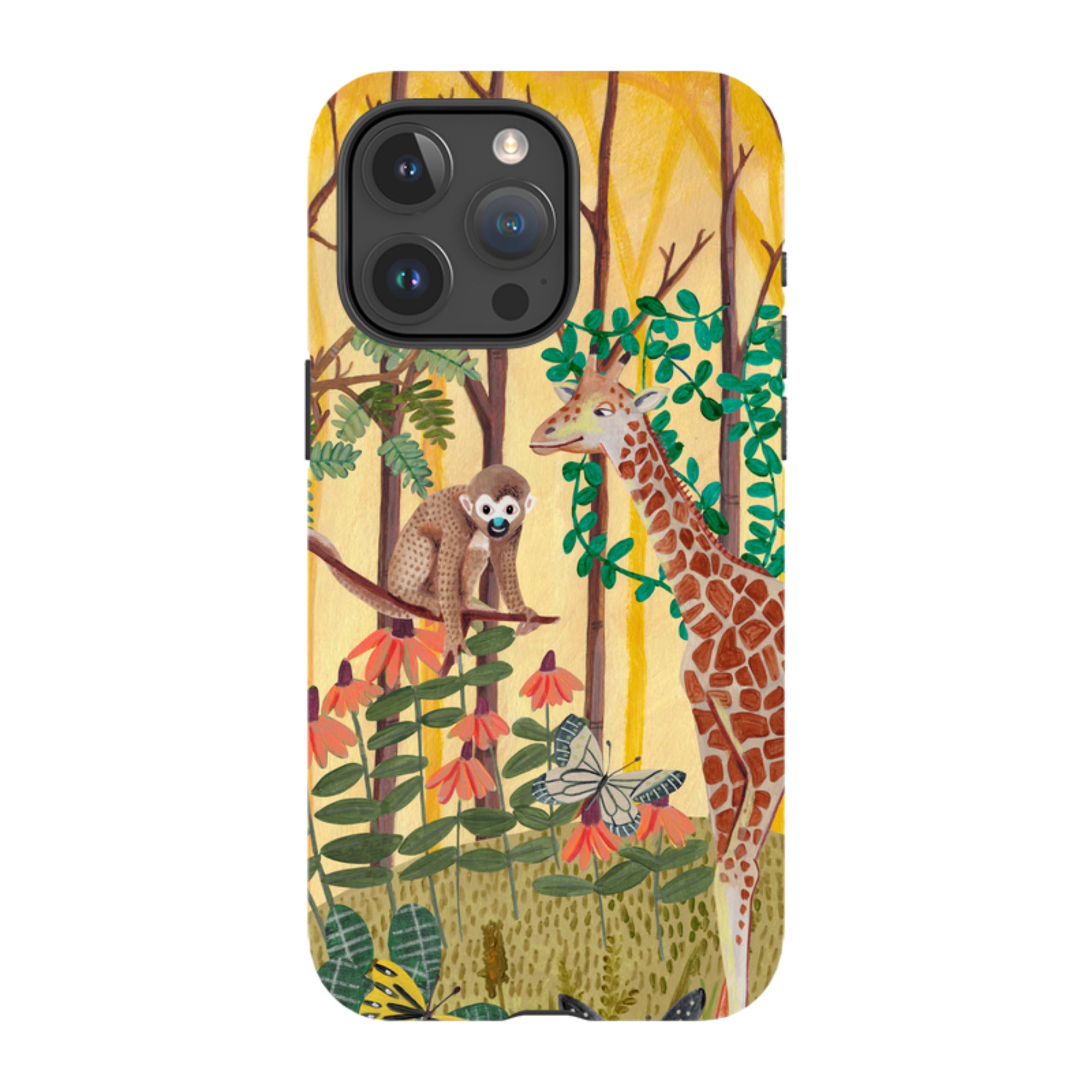 iPhone Tough Case - Giraffe By Caroline Bonne Muller