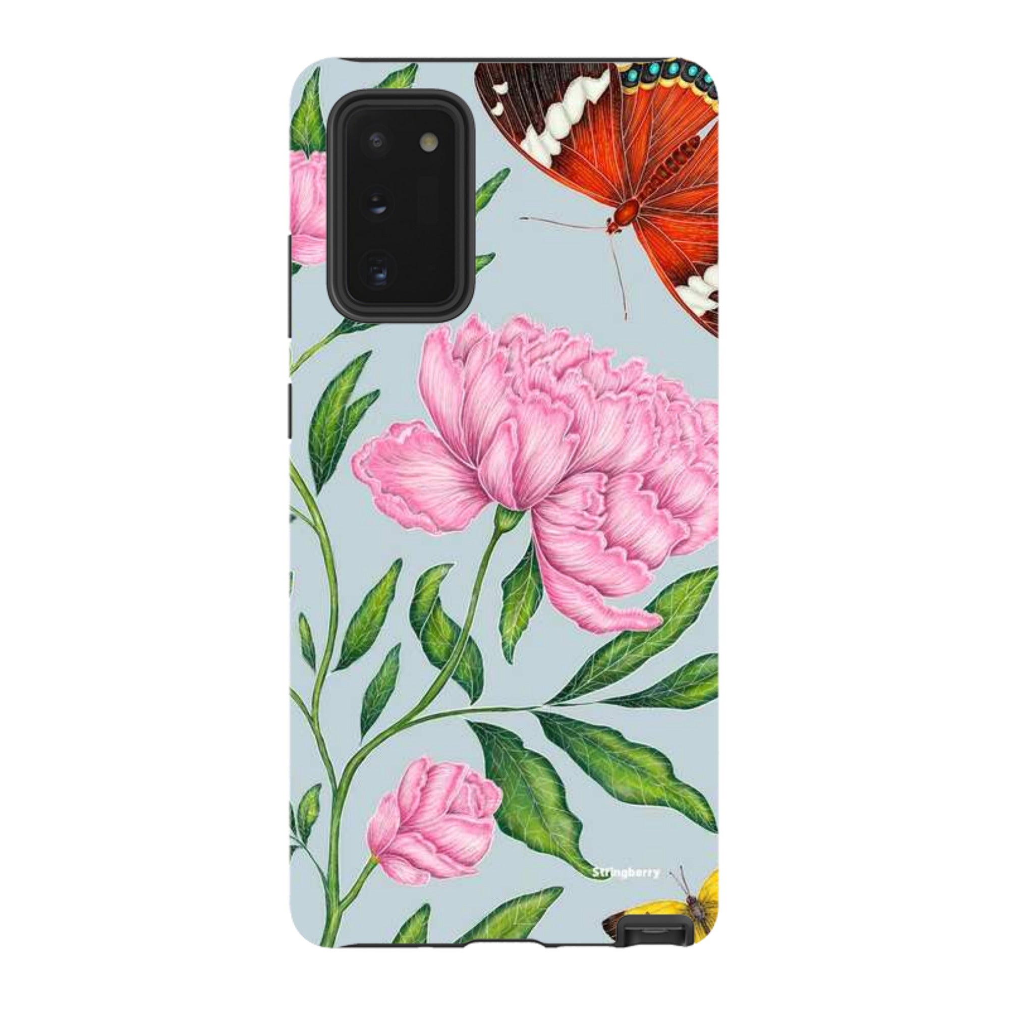 Samsung Tough Case - Butterflies And Peonies By Catherine Rowe