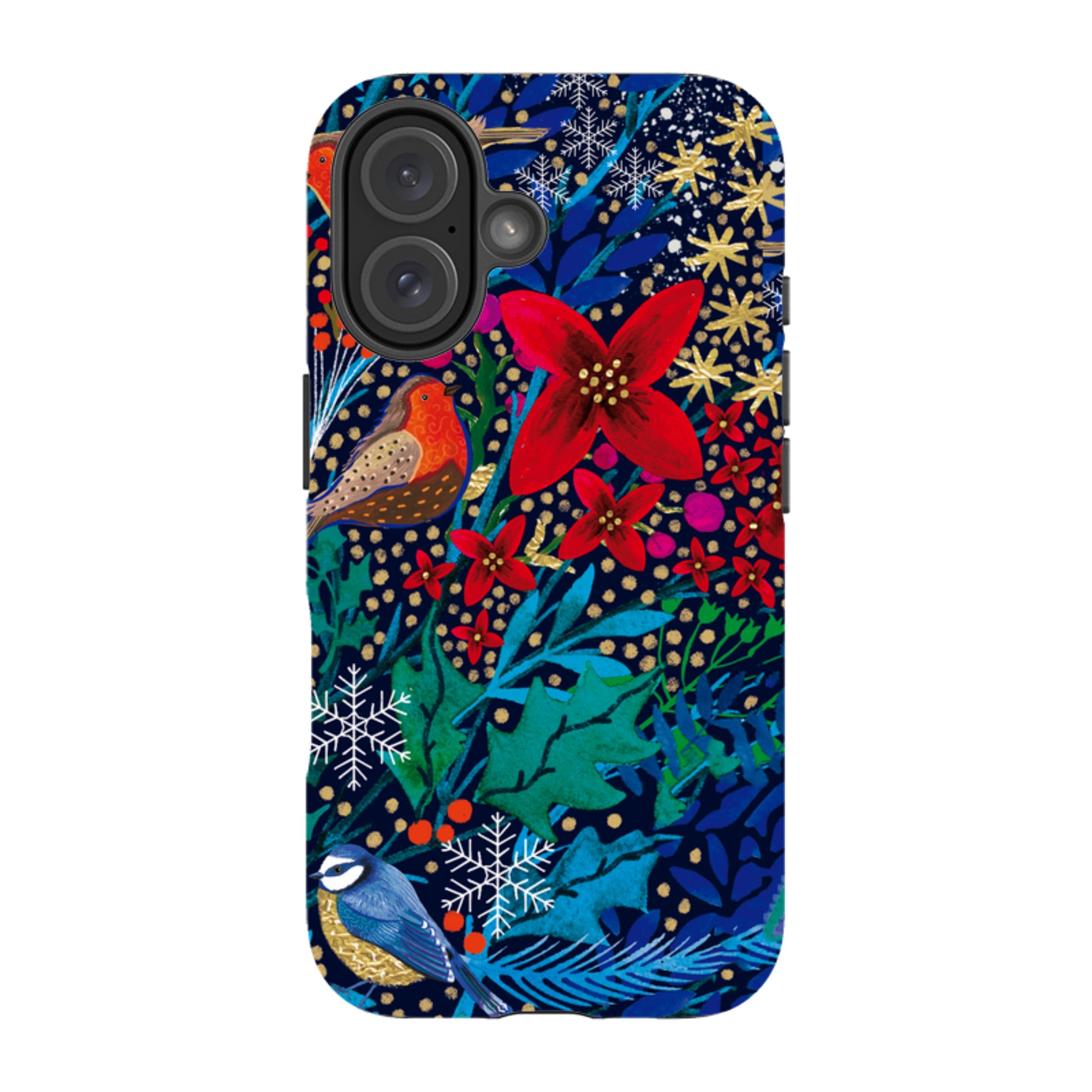 iPhone MagSafe Tough Case - Xmas Robin II By Emma Frances Grant