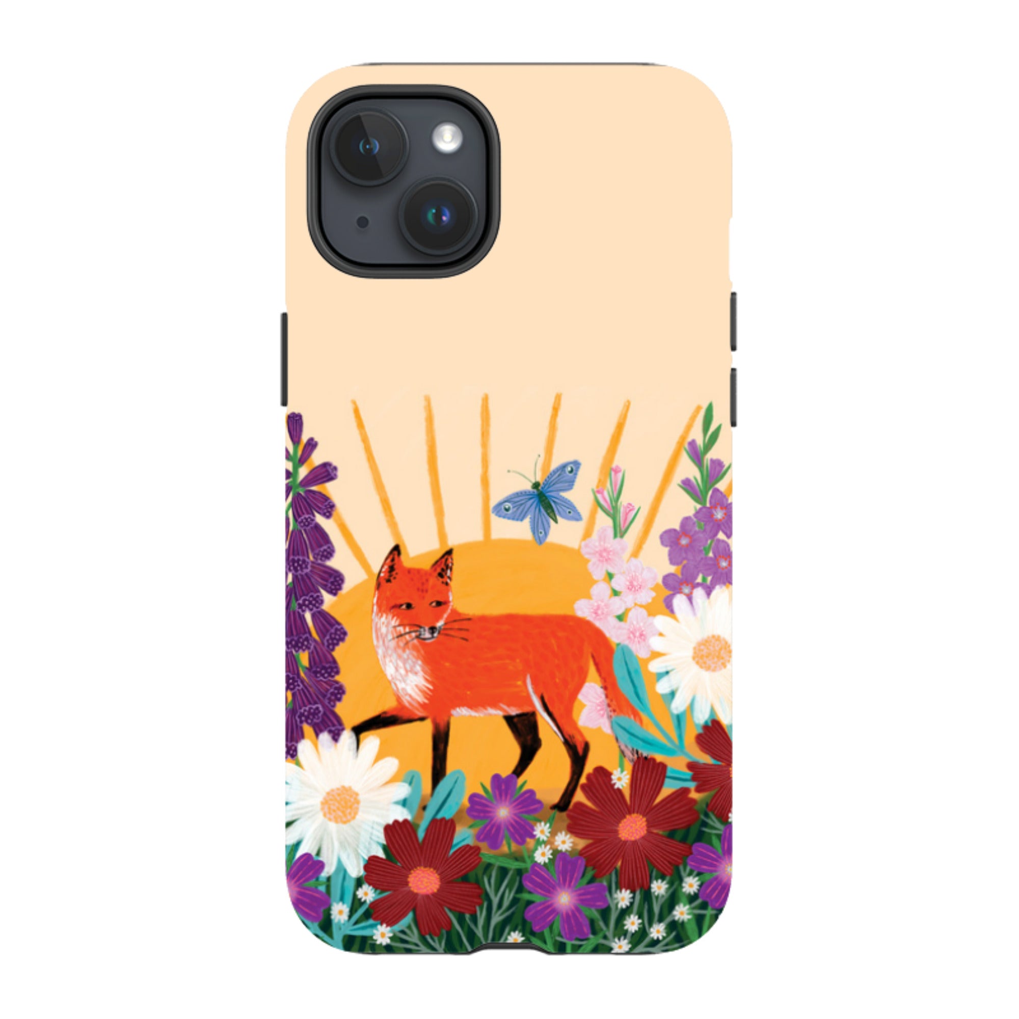 iPhone Tough Case - Summer Fox By Lee Foster Wilson