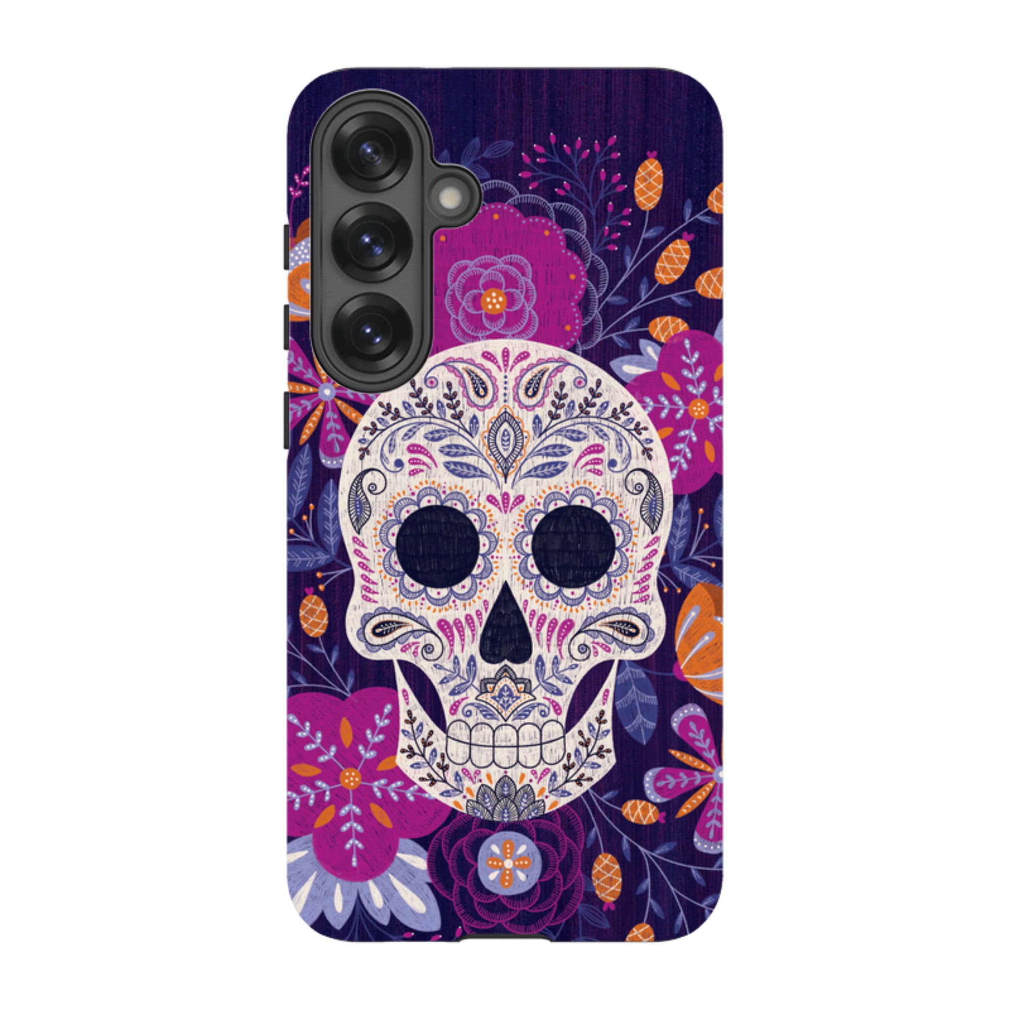 Samsung Tough Case - Sugar Skull By Jenny Zemanek