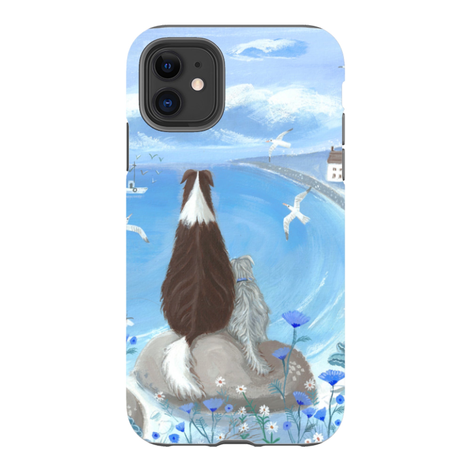 iPhone Tough Case - Beach Dog By Mary Stubberfield