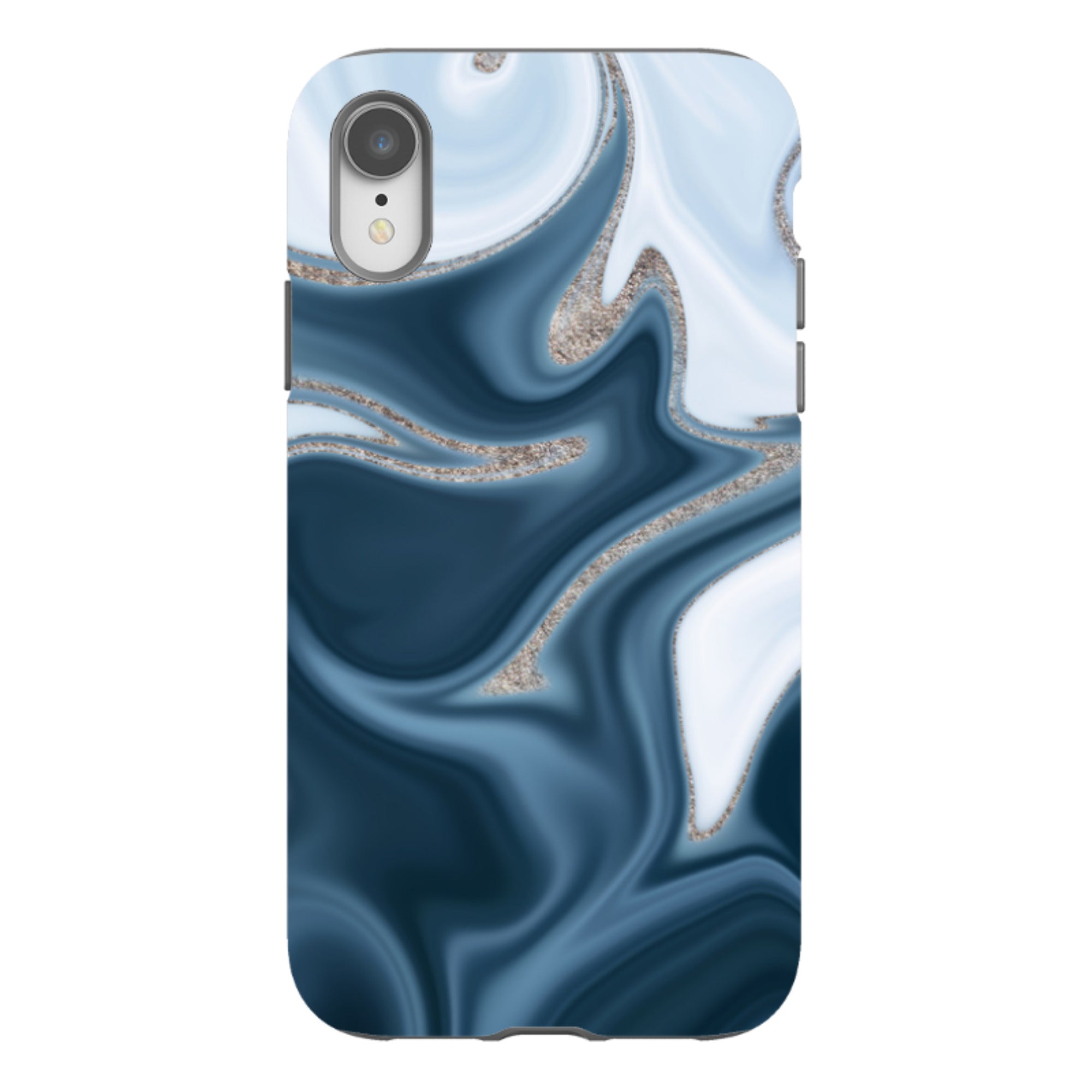 iPhone Tough Case - Blue Ice (case does not glitter)