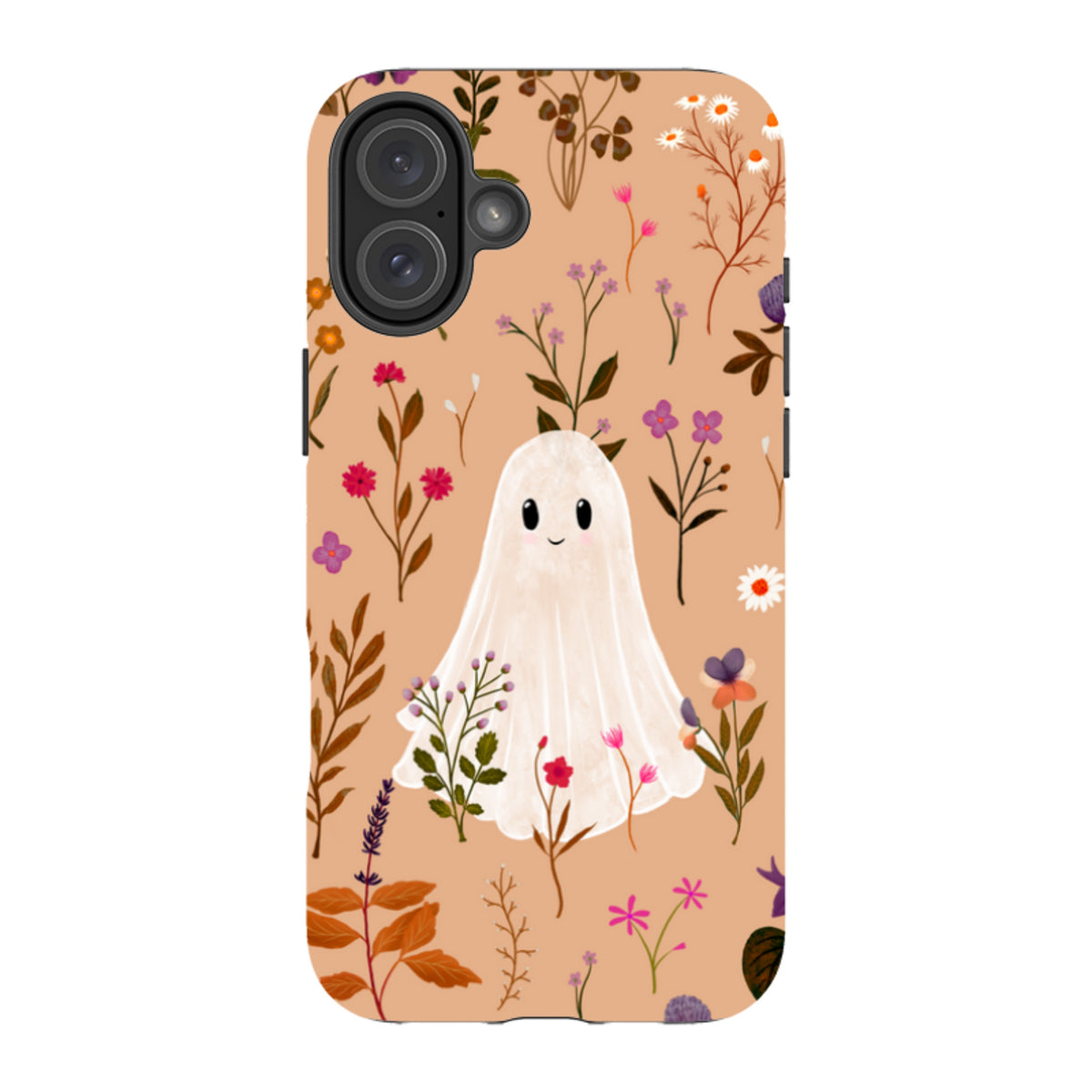 iPhone Tough Case - Ghost in the Garden - Cider Clay Multi By Katherine Quinn