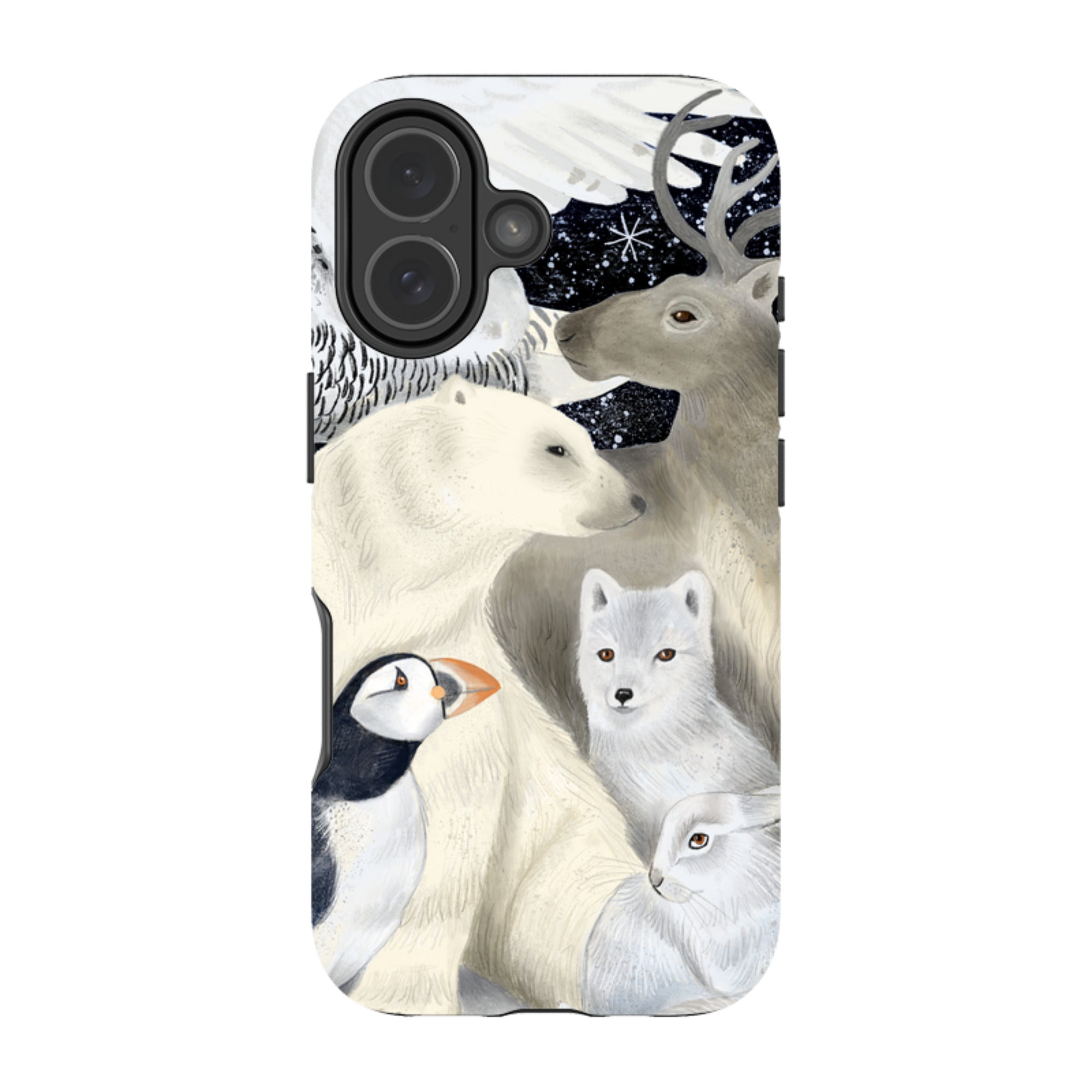 iPhone Tough Case - Creatures Of The North By Bex Parkin