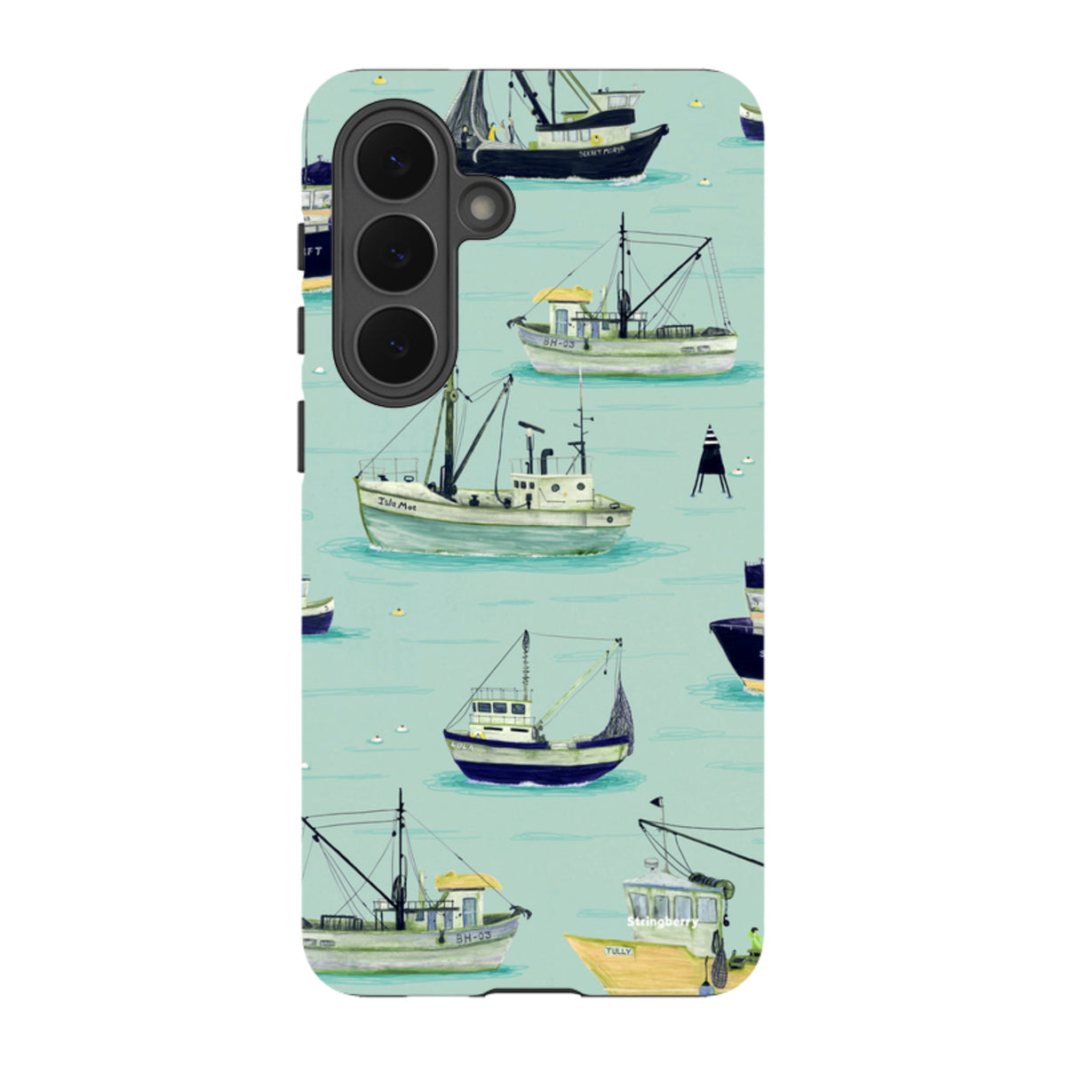 Samsung Tough Case - Fishing Boats Blue By Katherine Quinn