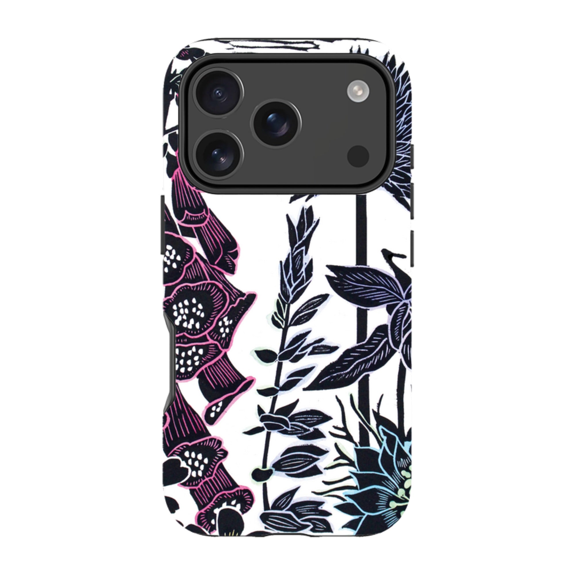 iPhone Tough Case - Foxgloves By Kate Heiss