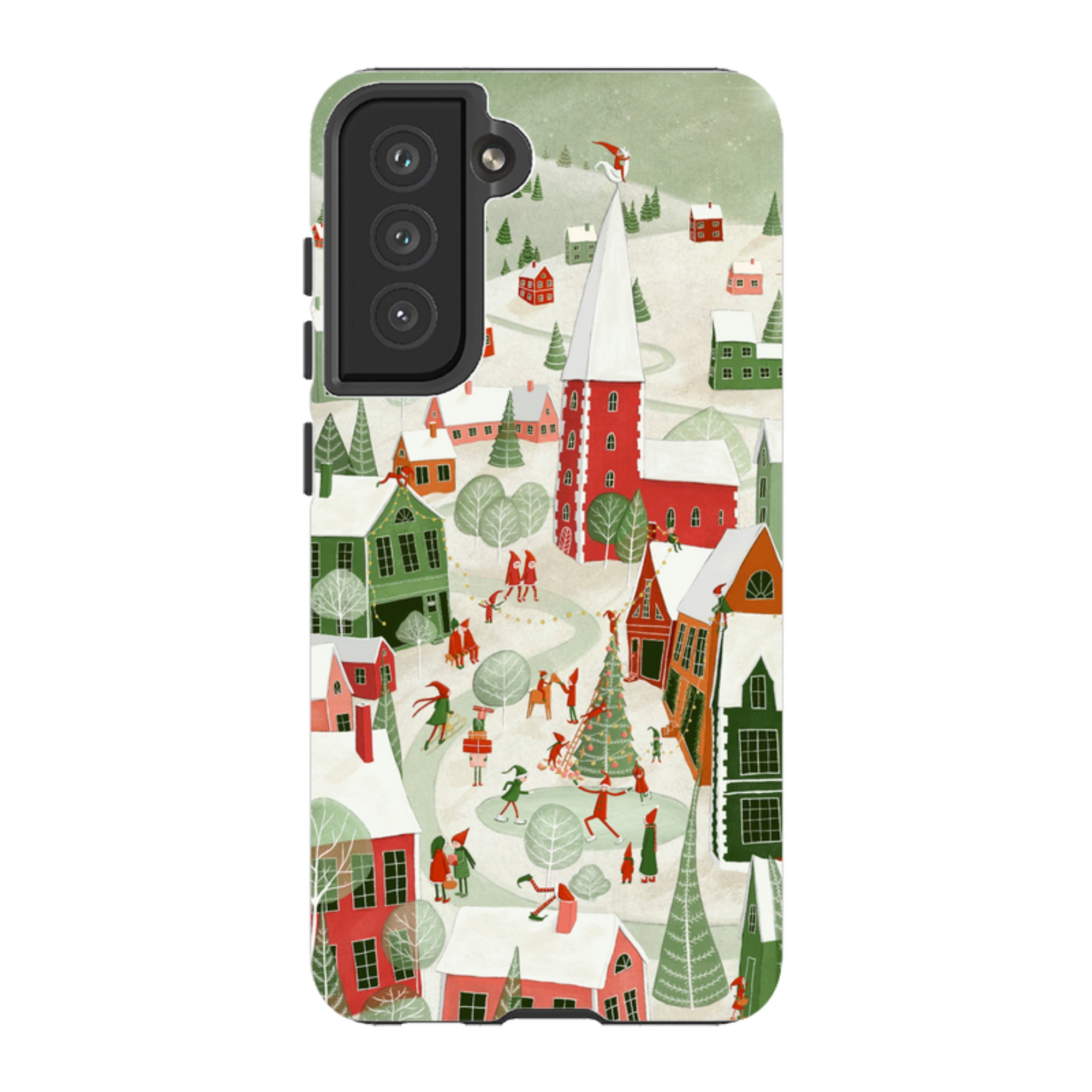 Samsung Tough Case - Christmas Town By Maja Lindberg