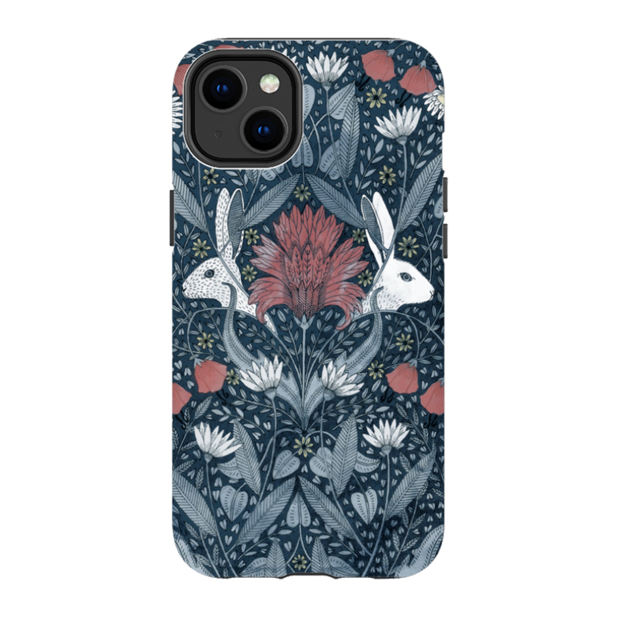 iPhone Tough Case - Two Rabbits By Maria Matos