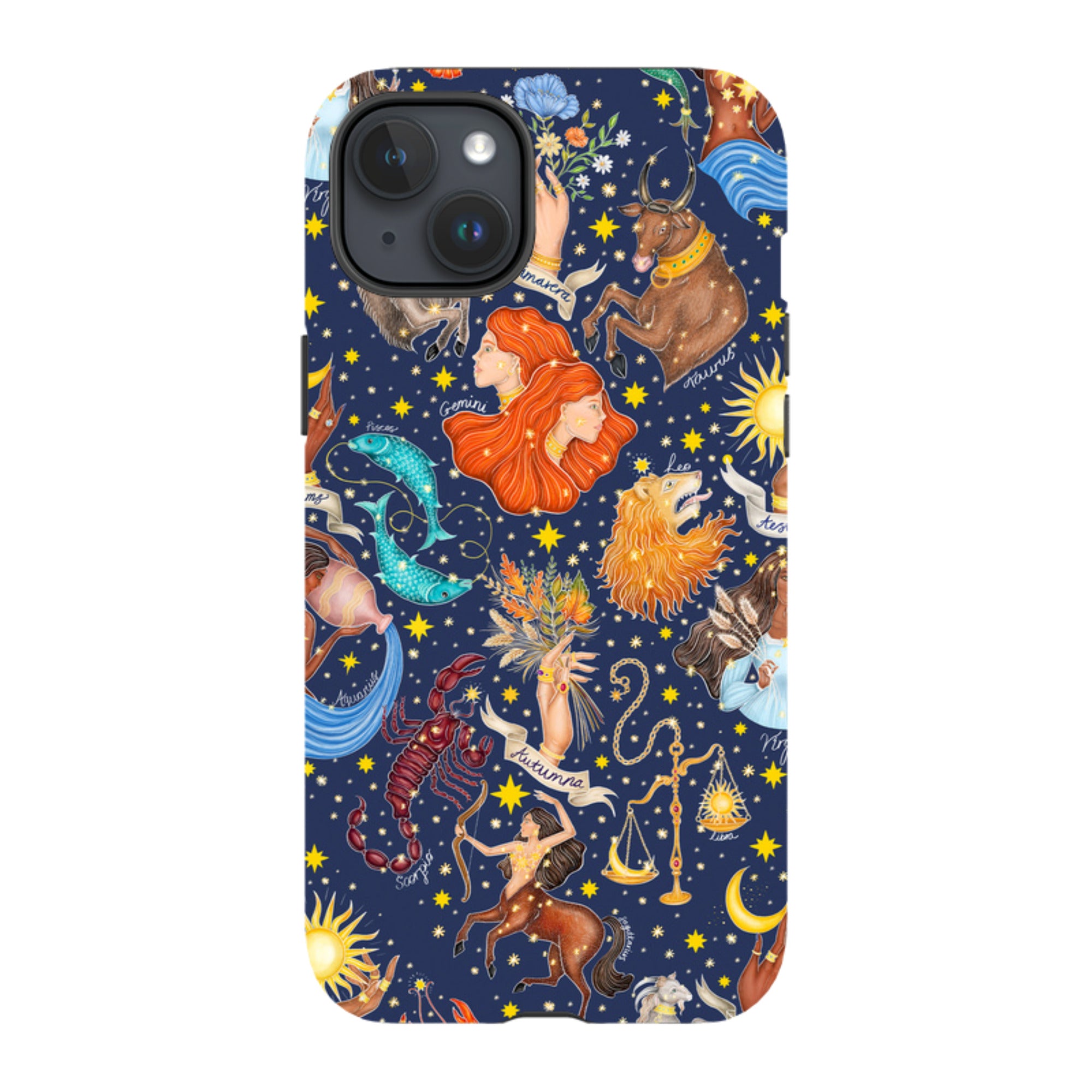 iPhone Tough Case - Zodiac Composite By Catherine Rowe