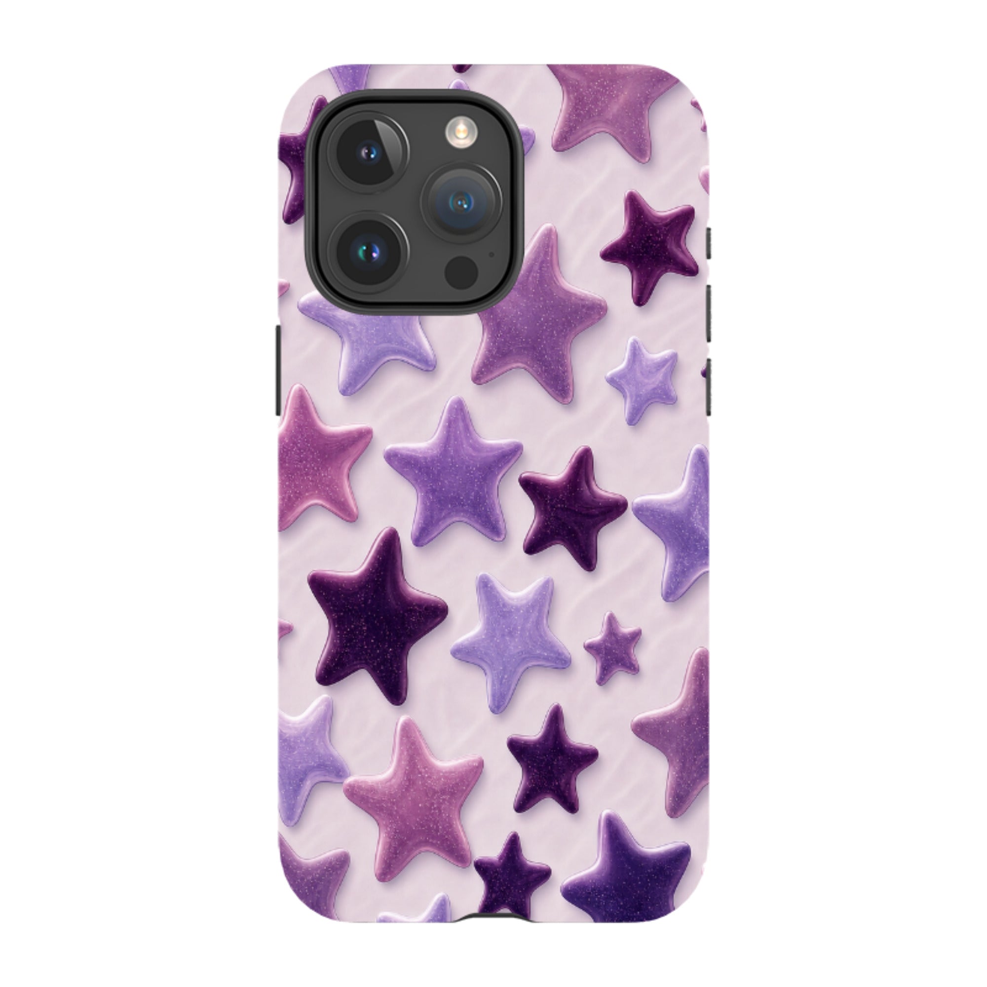 iPhone Tough Case - Lavender Purple Star