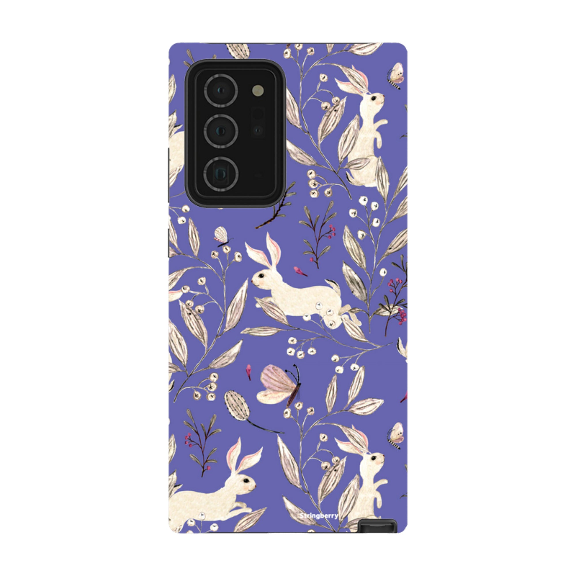 Samsung Tough Case - Bunnies Periwinkle By Katherine Quinn