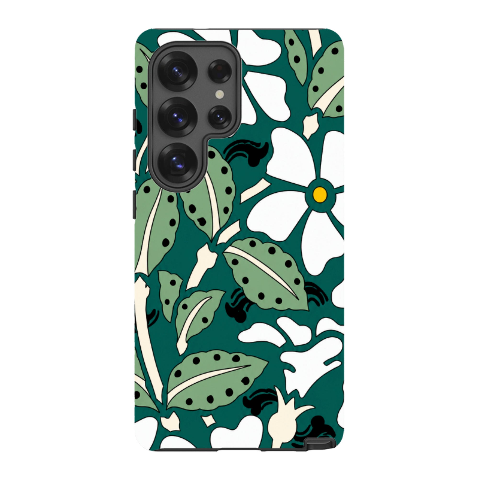 Samsung Tough Case - Vintage Woodblock Print