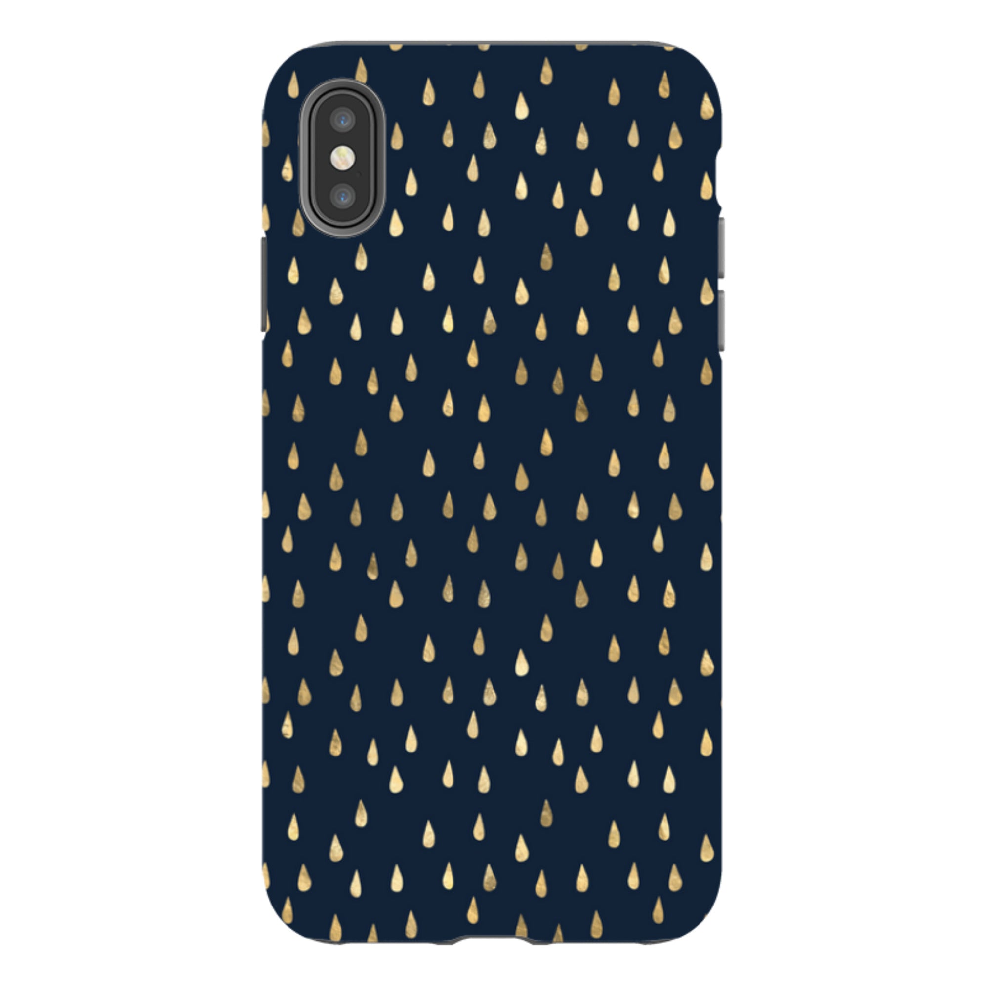 iPhone Tough Case - Blue Rain