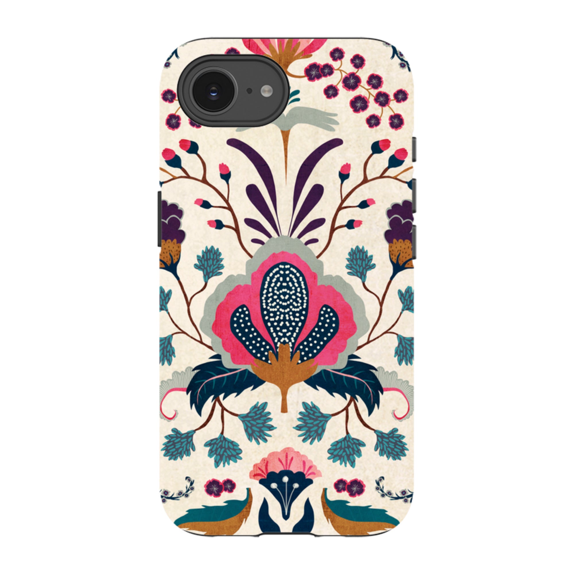 iPhone Tough Case - Folk Floral By Katherine Quinn