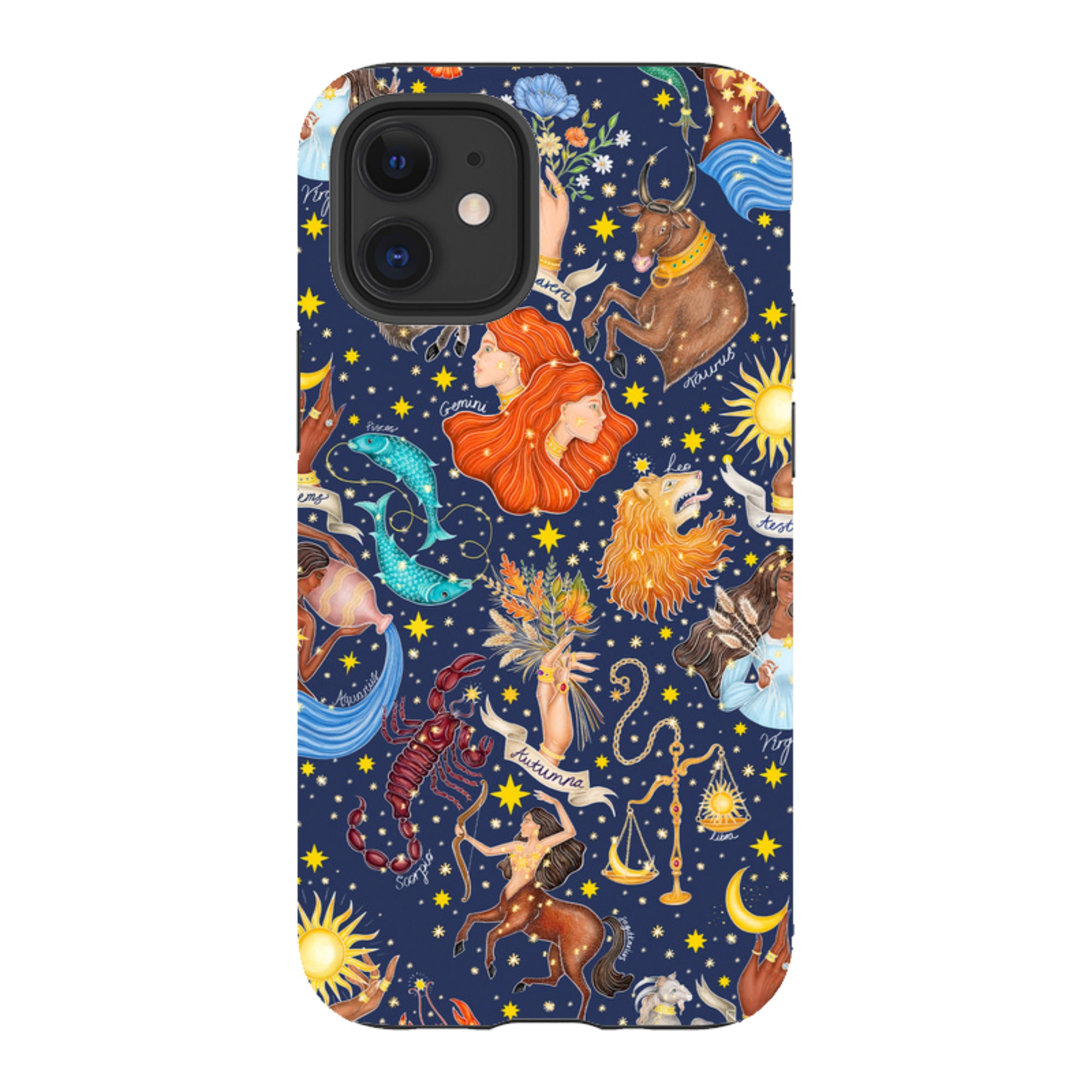 iPhone Tough Case - Zodiac Composite By Catherine Rowe