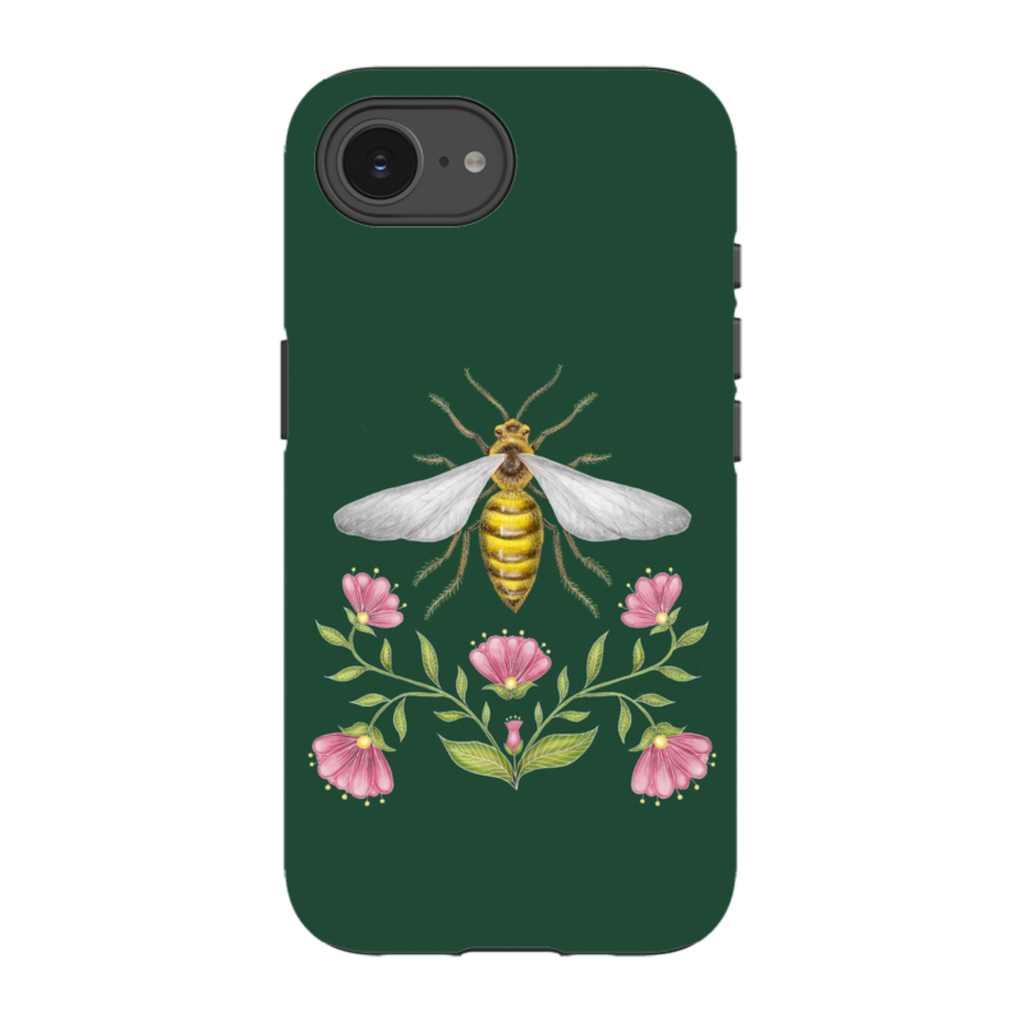 iPhone Tough Case - Wings Of Freedom Emerald By Catherine Rowe