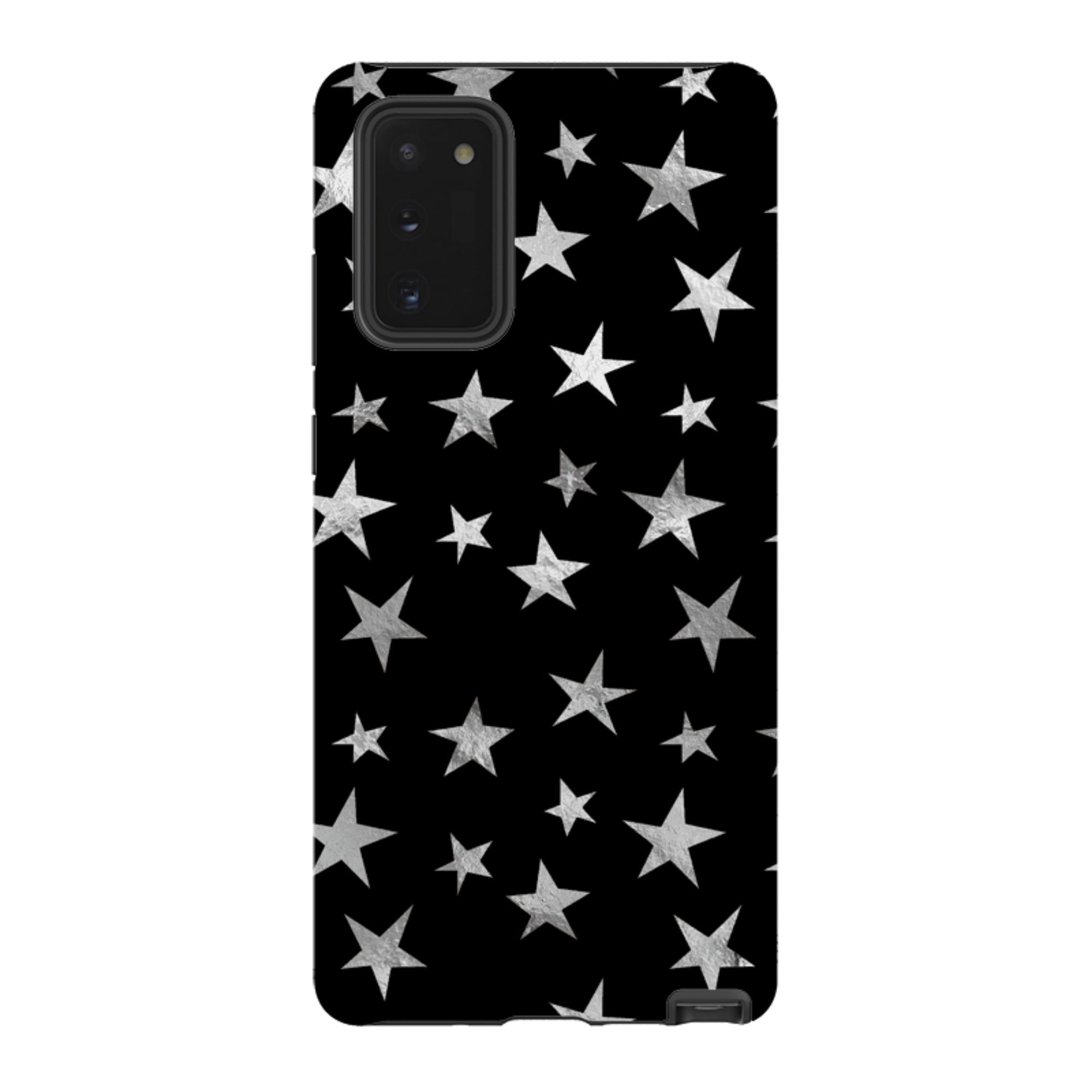 Samsung Tough Case - Black and Silver Stars