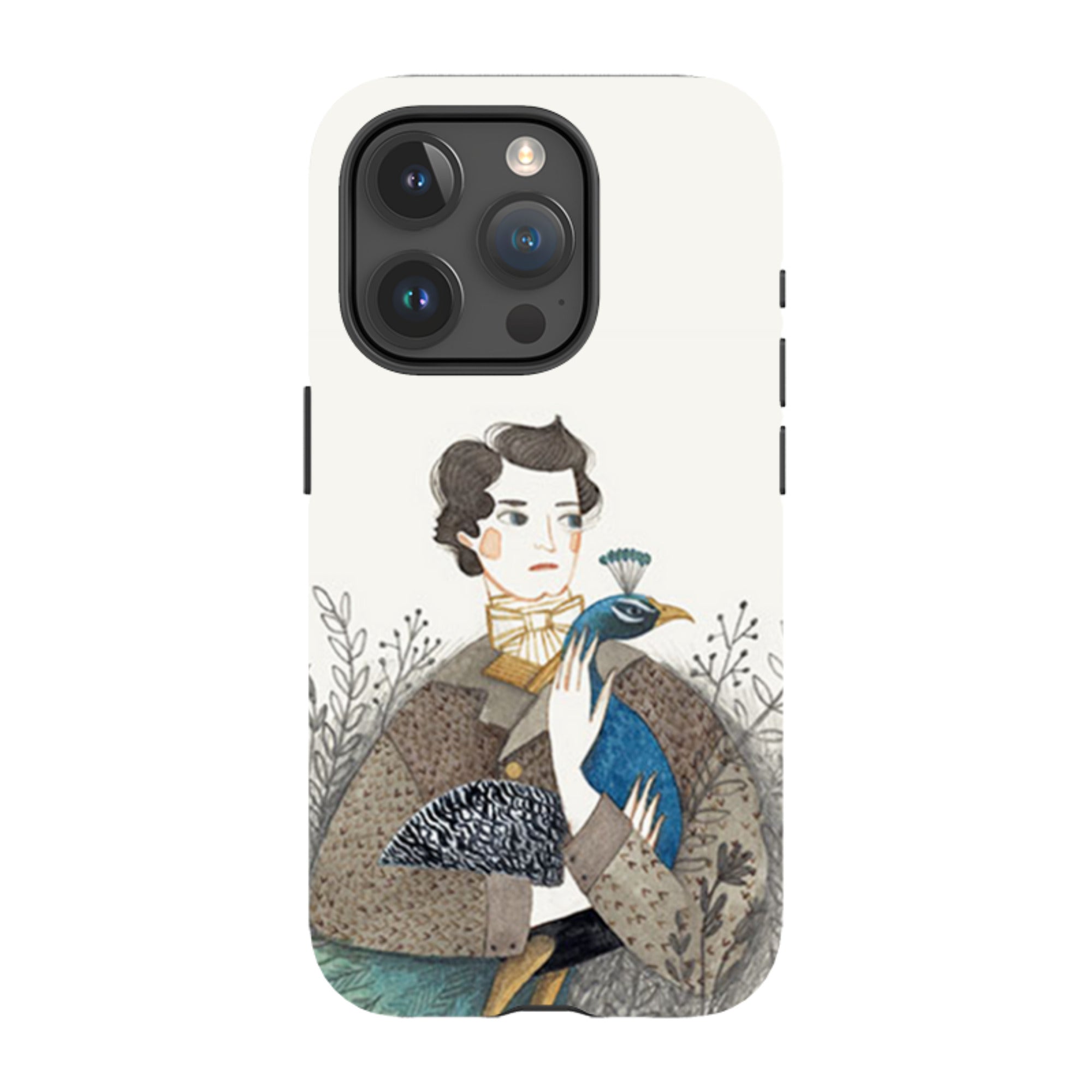 iPhone MagSafe Tough Case - Man With Peacock By Meghann Rader